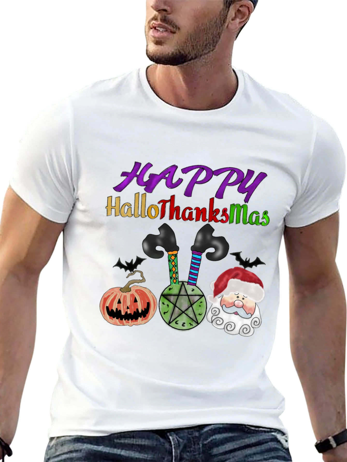 Happy HalloThanksMas T-Shirt