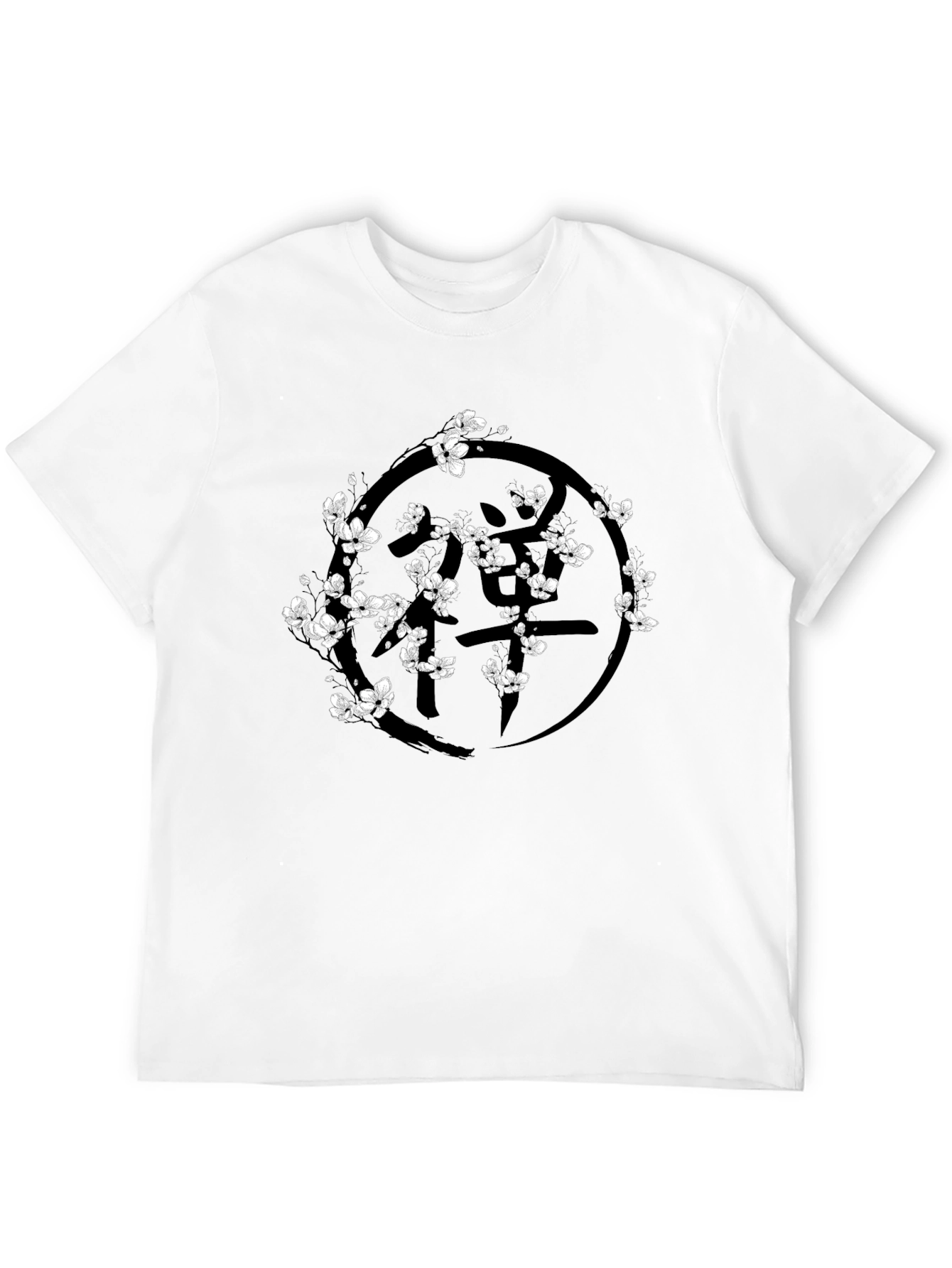 Black Floral Graphic T-Shirt
