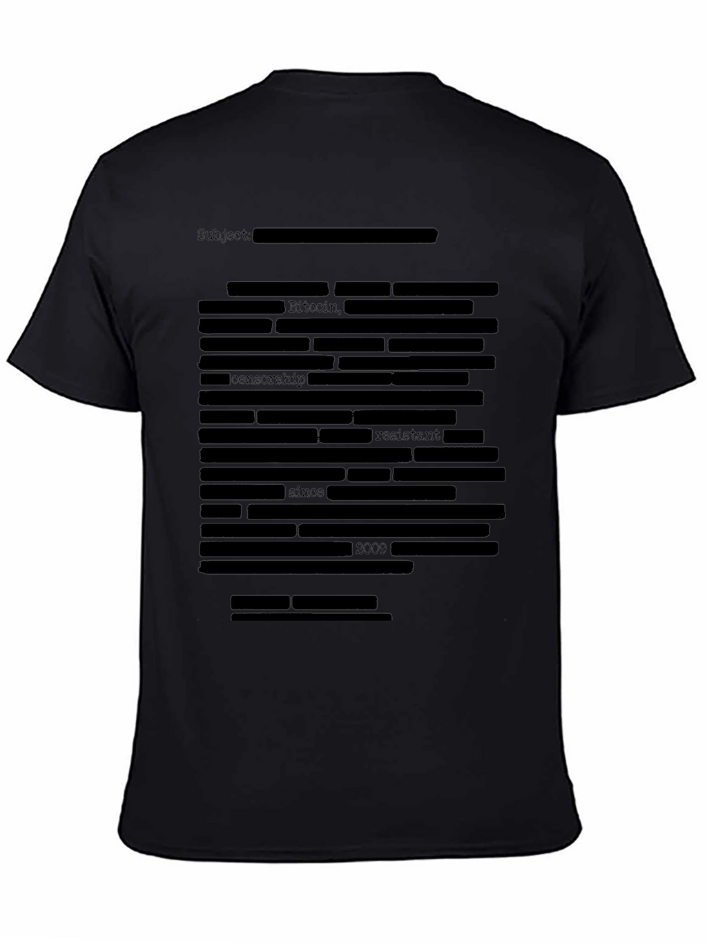 Bitcoin Censorship Resistant T-Shirt