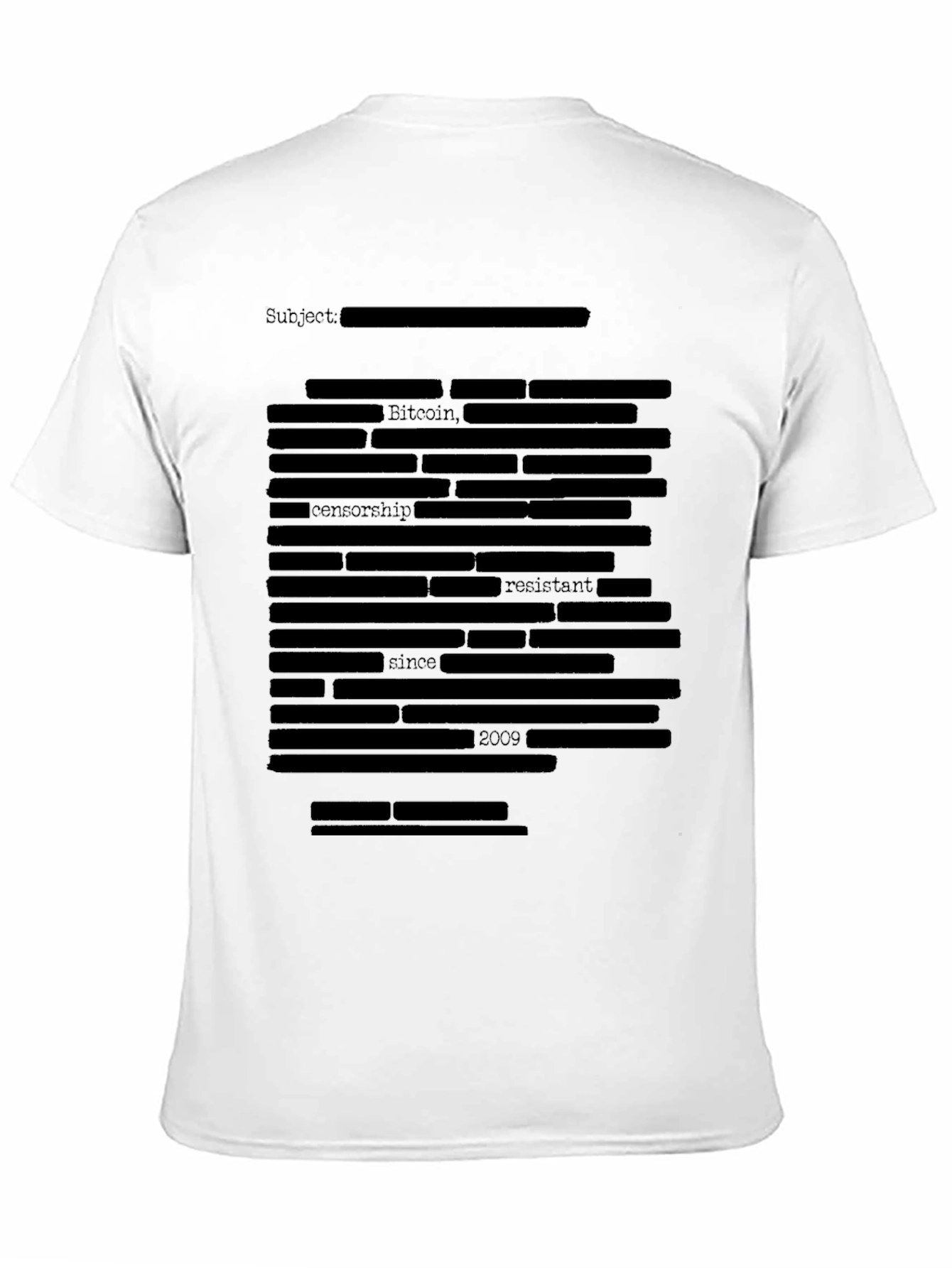 Bitcoin Censorship Resistant T-Shirt