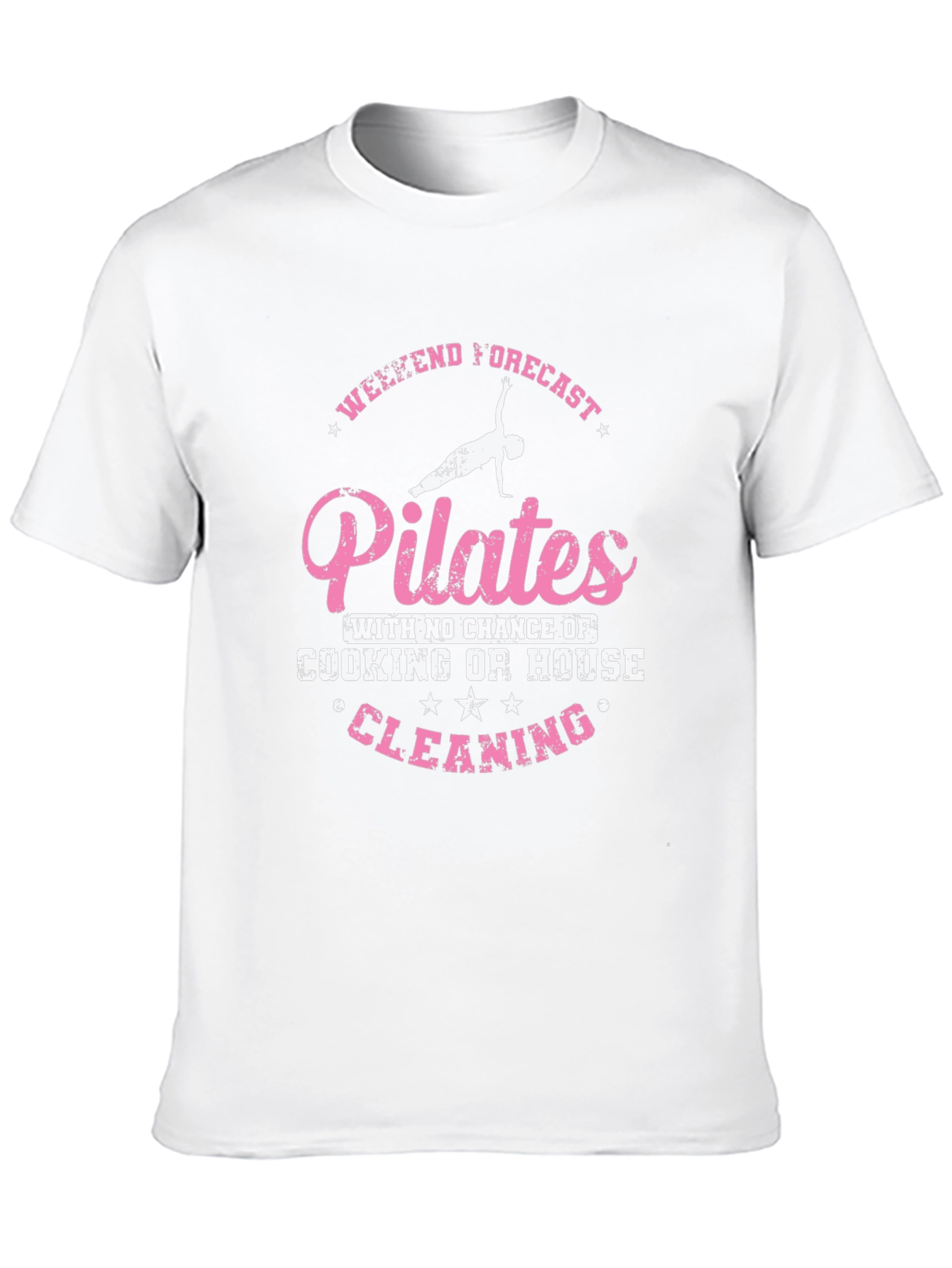 Pilates Weekend Forecast T-Shirt - No Cleaning!