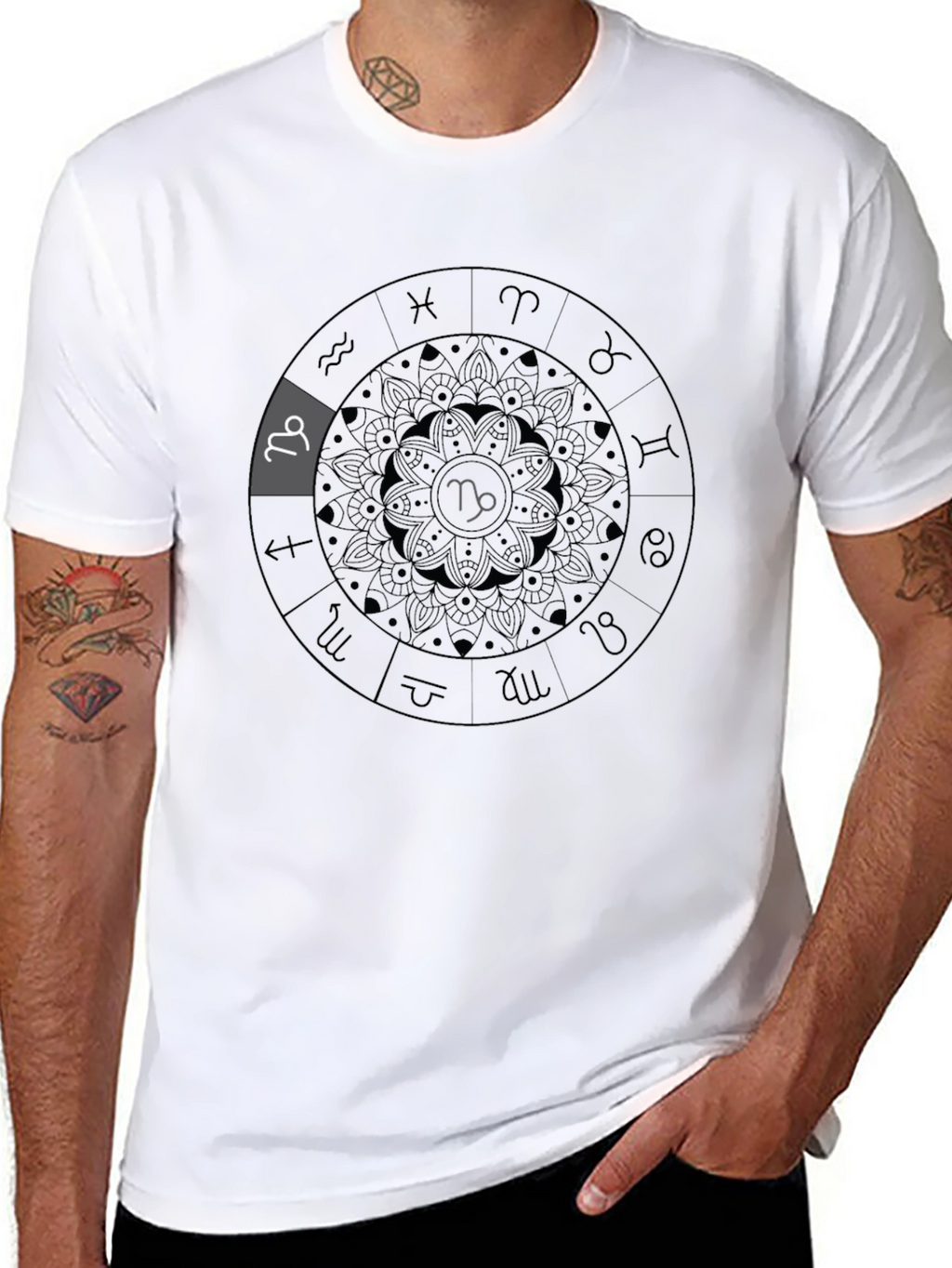 Capricorn Zodiac T-Shirt Astrology Tee