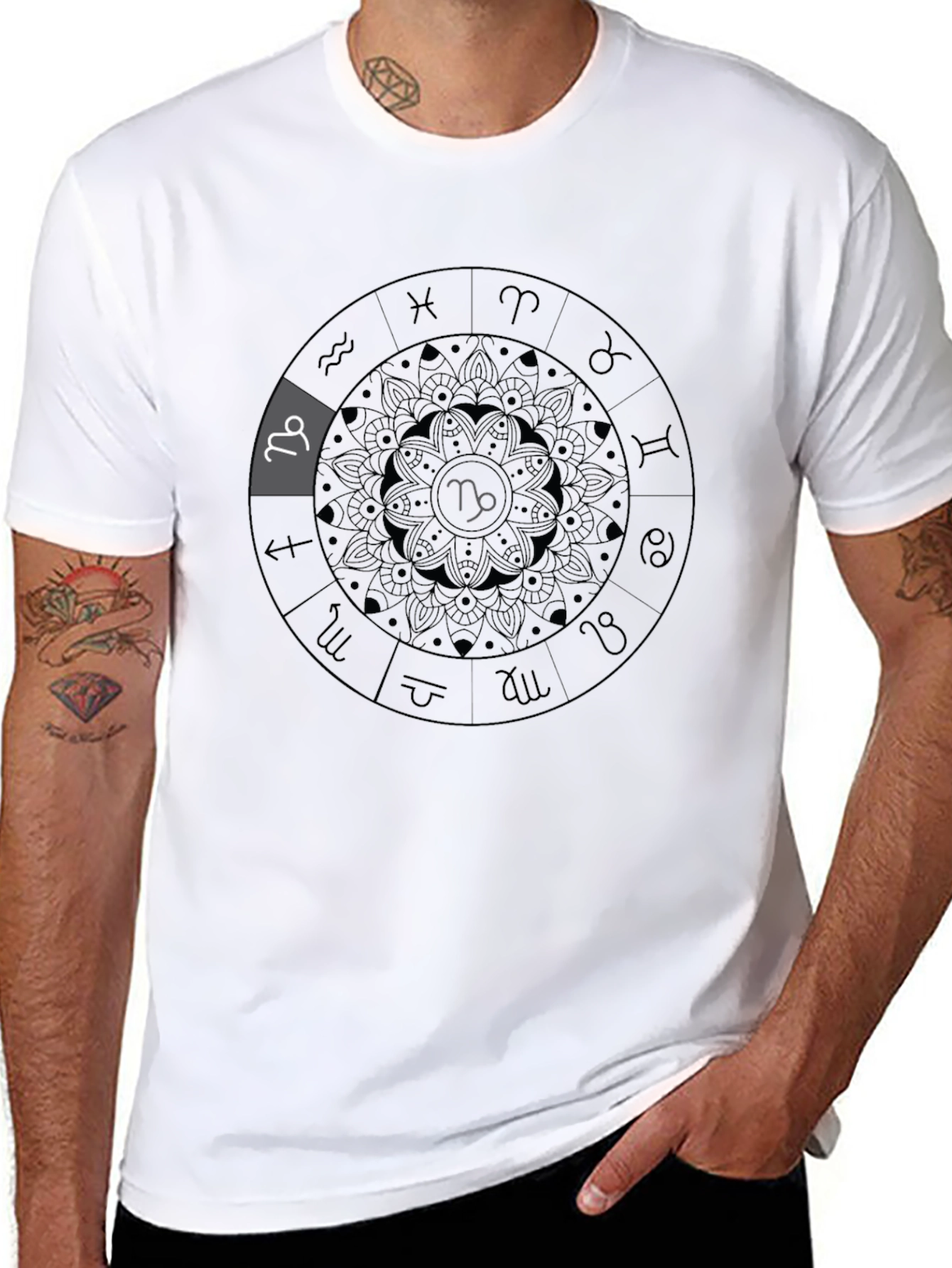 Capricorn Zodiac T-Shirt Astrology Tee