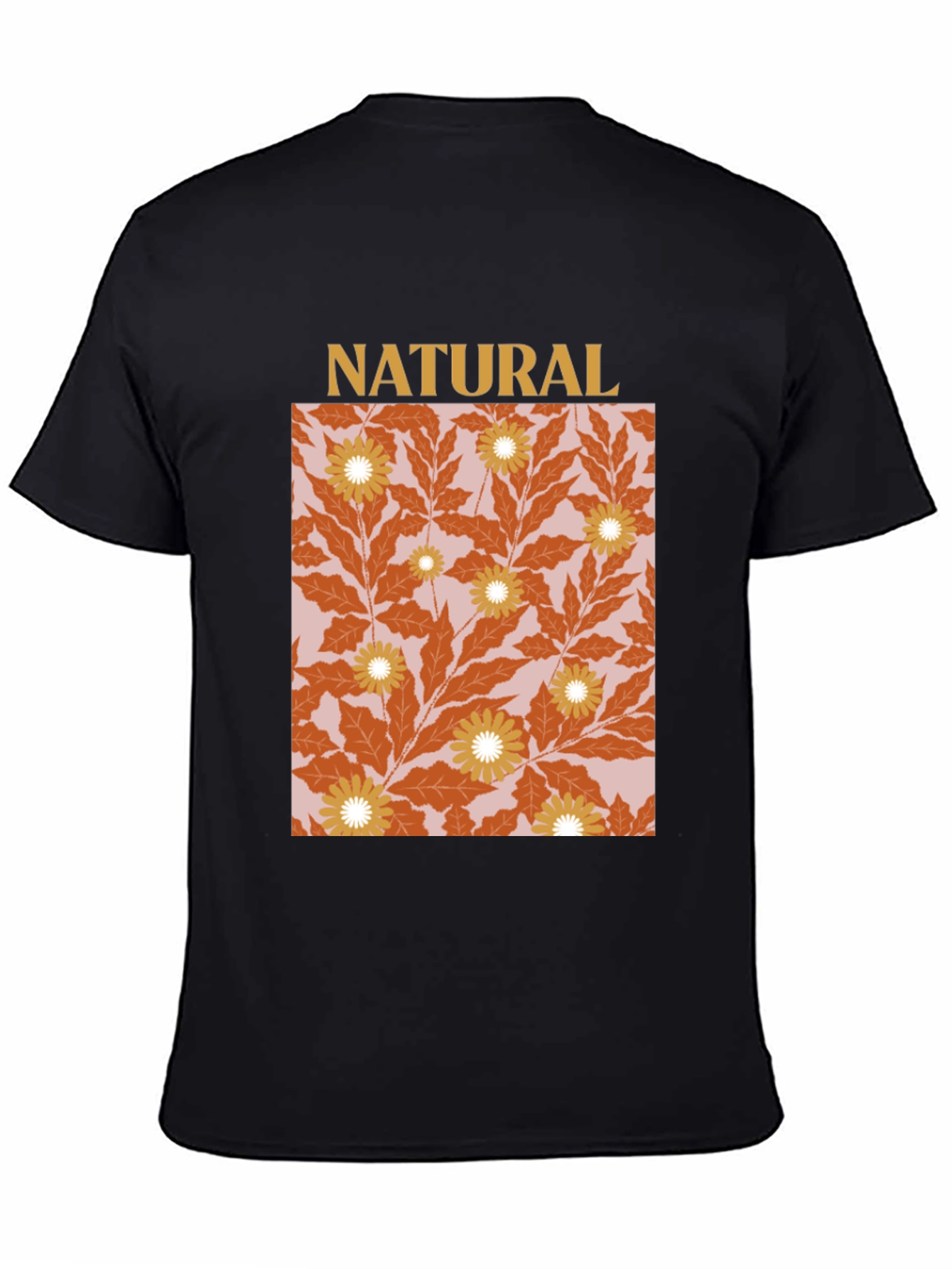 Natural Floral Graphic T-Shirt