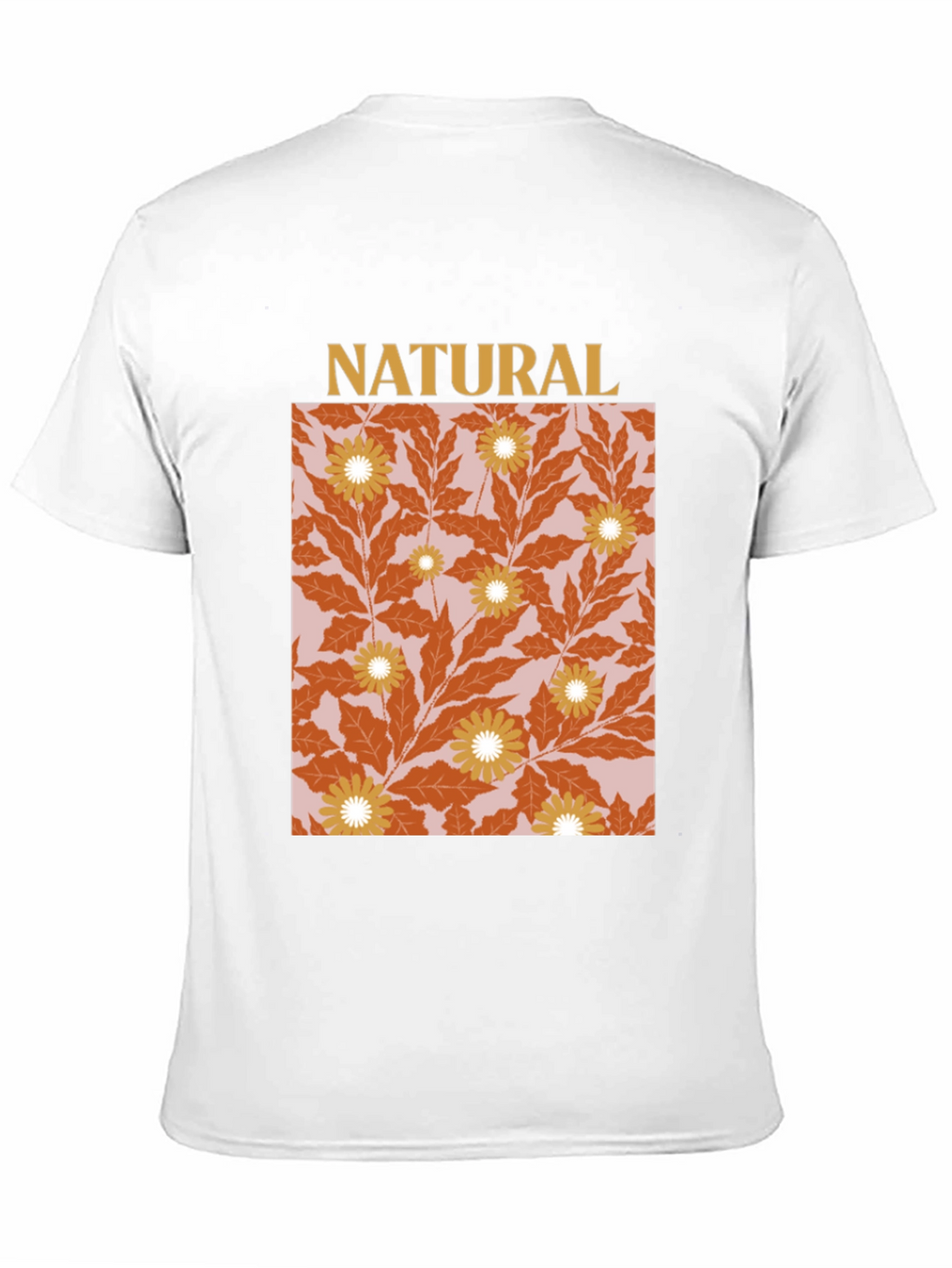 Natural Floral Graphic T-Shirt