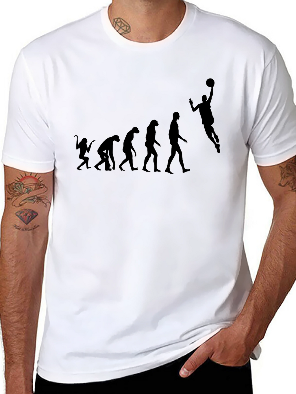Evolution of Basketball T-Shirt