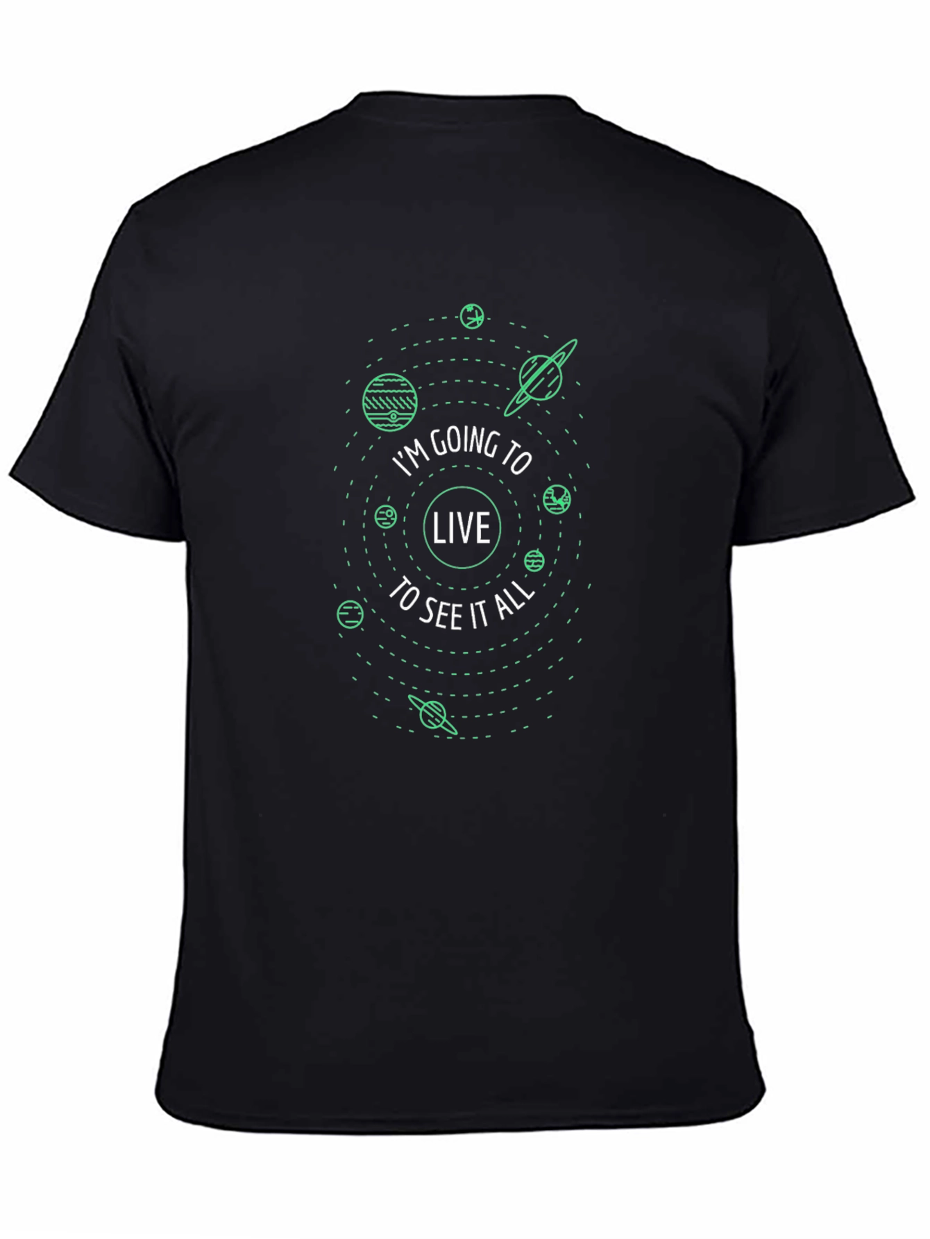 Cosmic Optimist Graphic Tee - Live to See It All