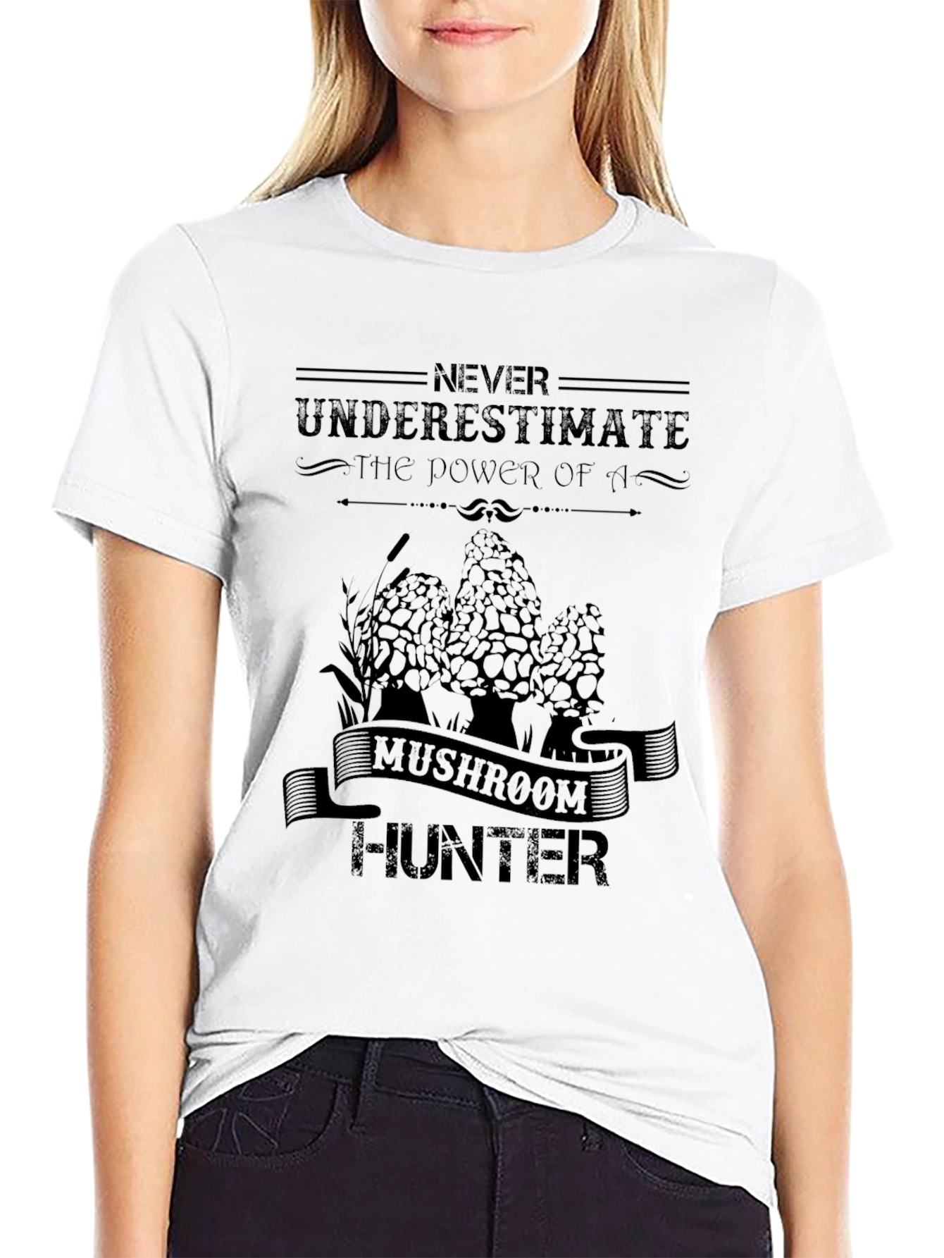 Mushroom Hunter Graphic T-Shirt