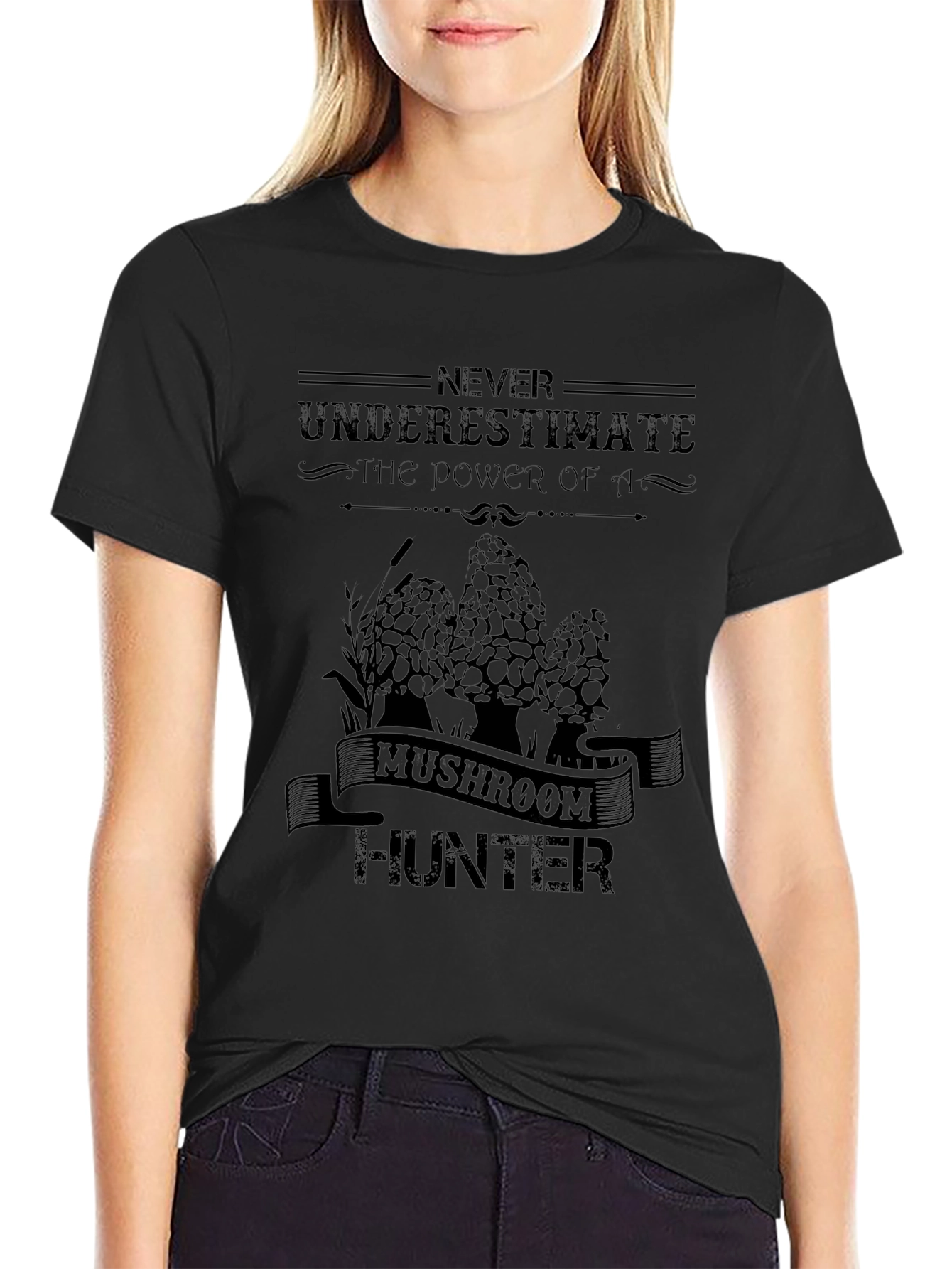 Mushroom Hunter Graphic T-Shirt