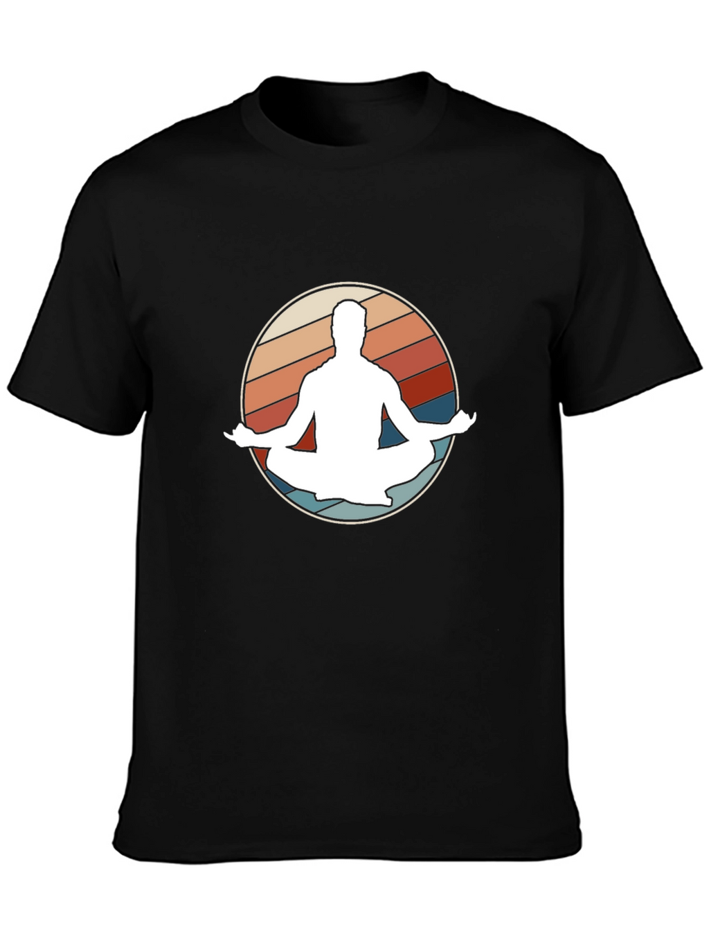 Retro Yoga Meditation T-Shirt