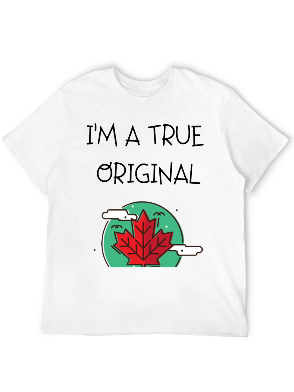 True Original Graphic Tee - Maple Leaf Design