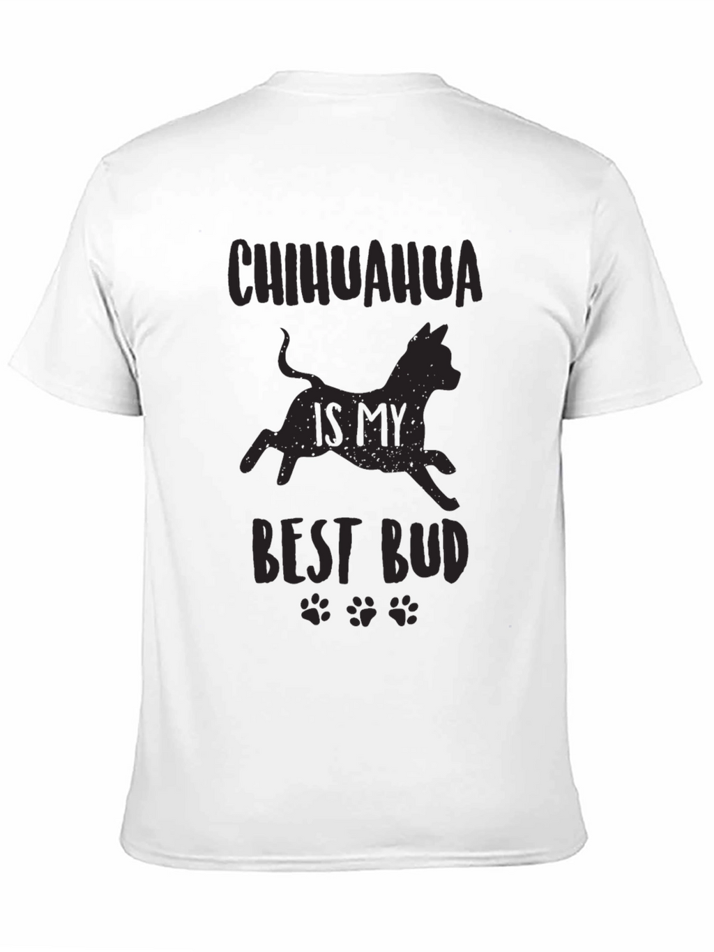 Chihuahua Best Bud Black Graphic Tee