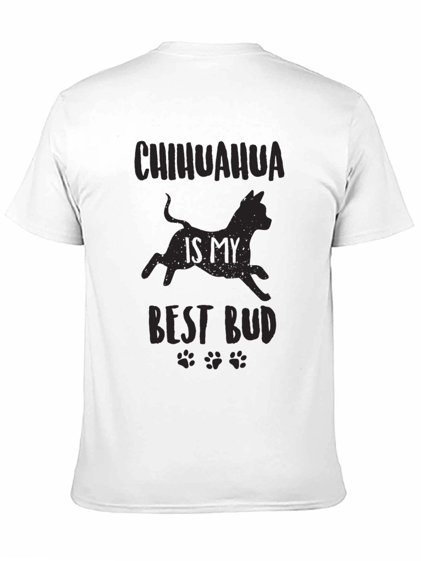 Chihuahua Best Bud Black Graphic Tee