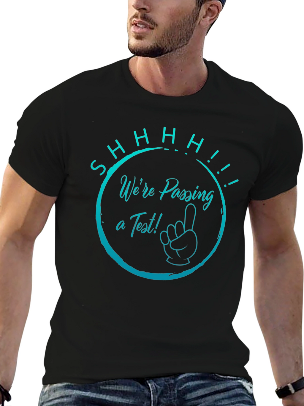 Funny Passing a Test Graphic Tee