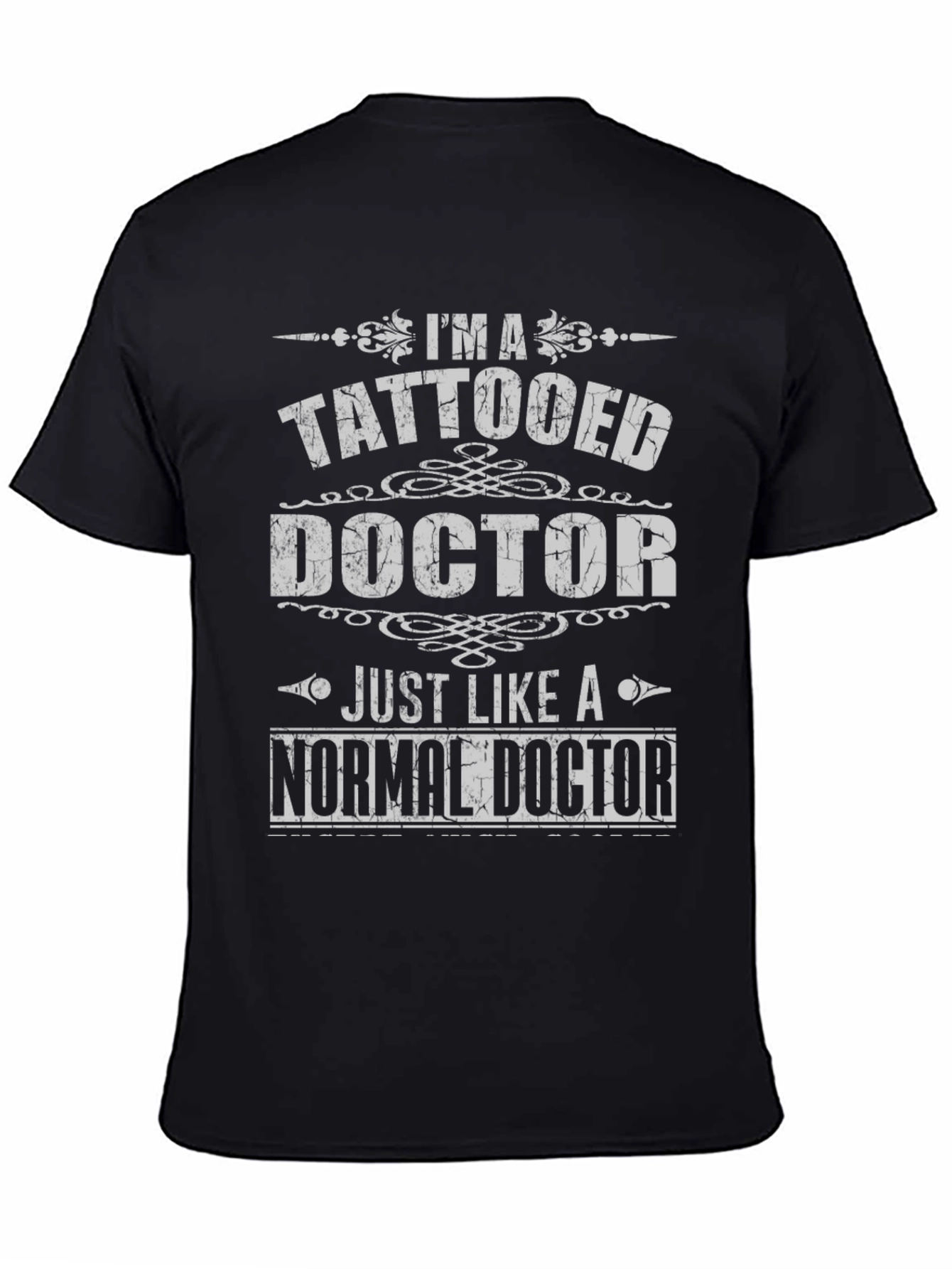 Tattooed Doctor T-Shirt - Novelty Graphic Tee