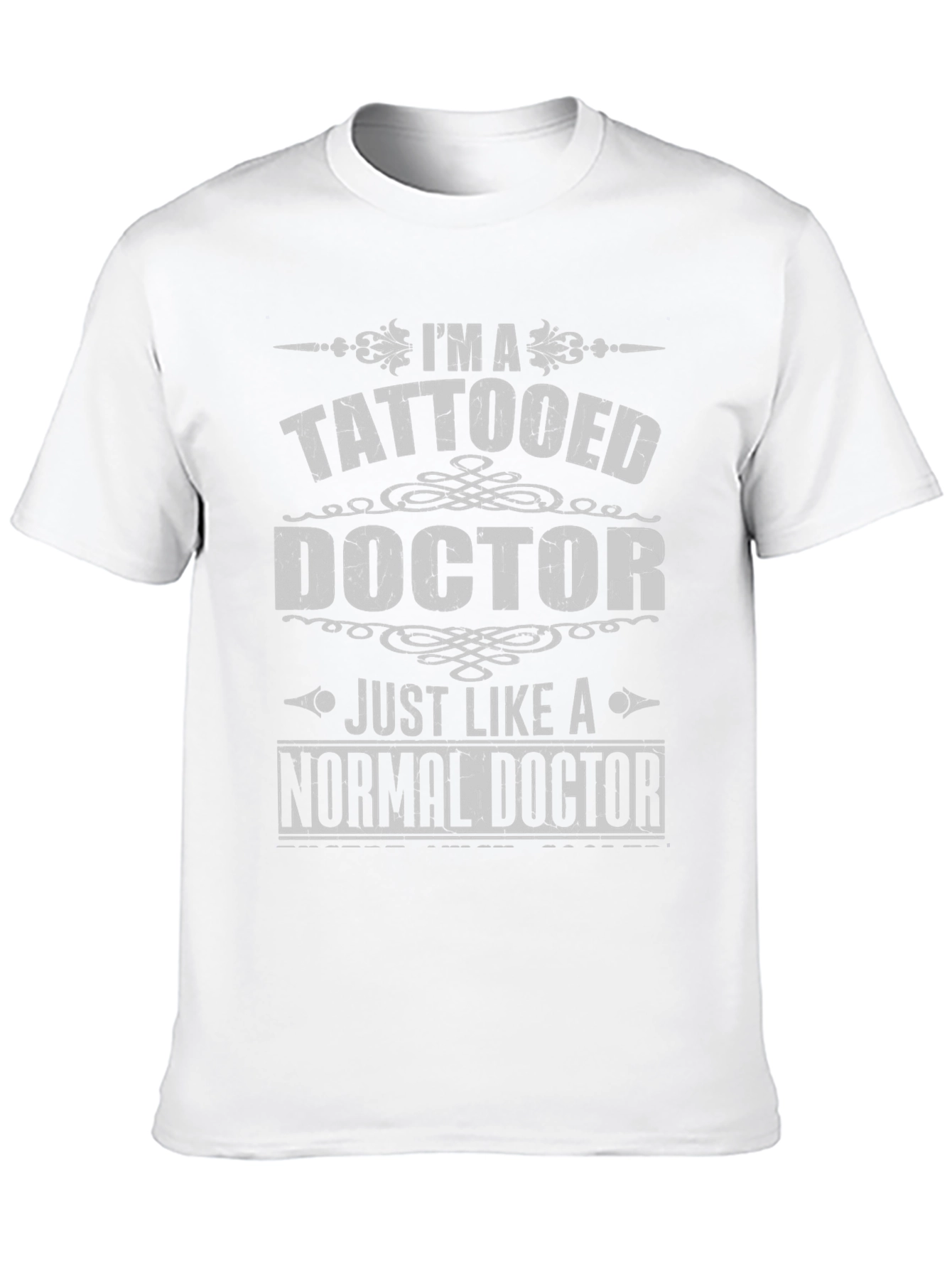 Tattooed Doctor T-Shirt - Novelty Graphic Tee