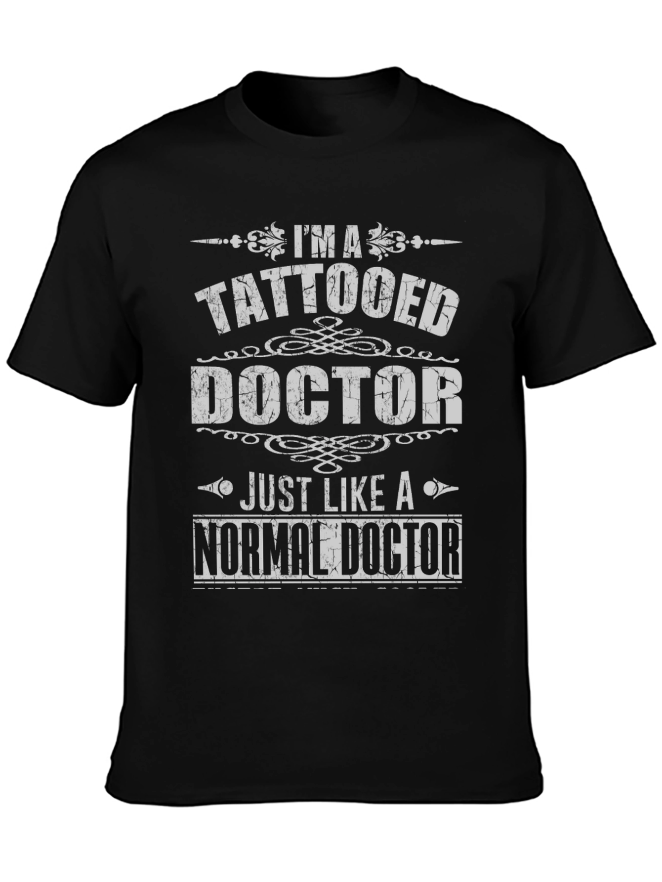 Tattooed Doctor T-Shirt - Novelty Graphic Tee