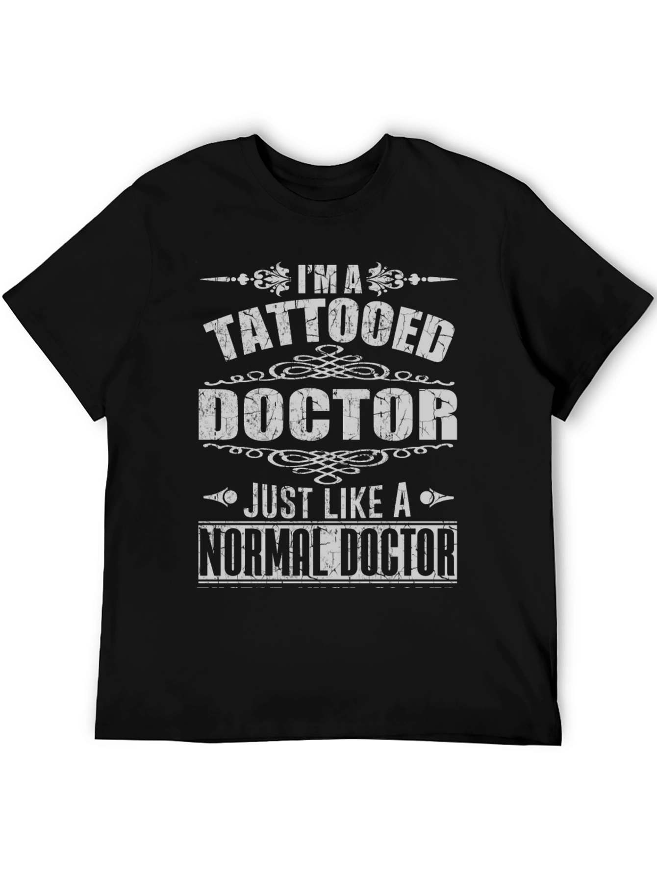 Tattooed Doctor T-Shirt - Novelty Graphic Tee