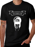 Top Power Gym Black T-Shirt