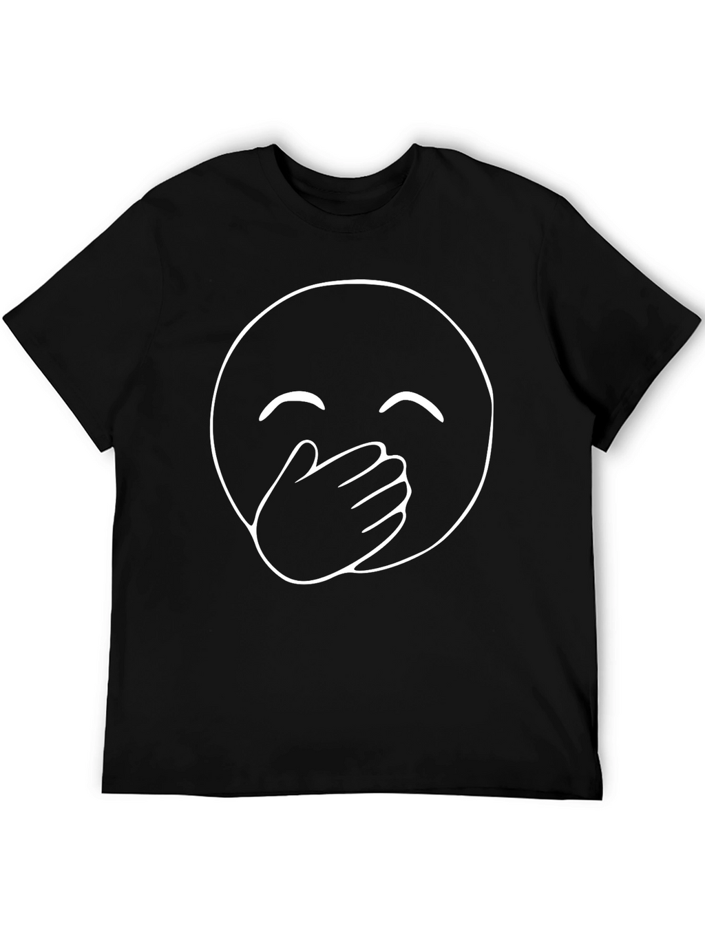 Laughing Emoji Black T-Shirt