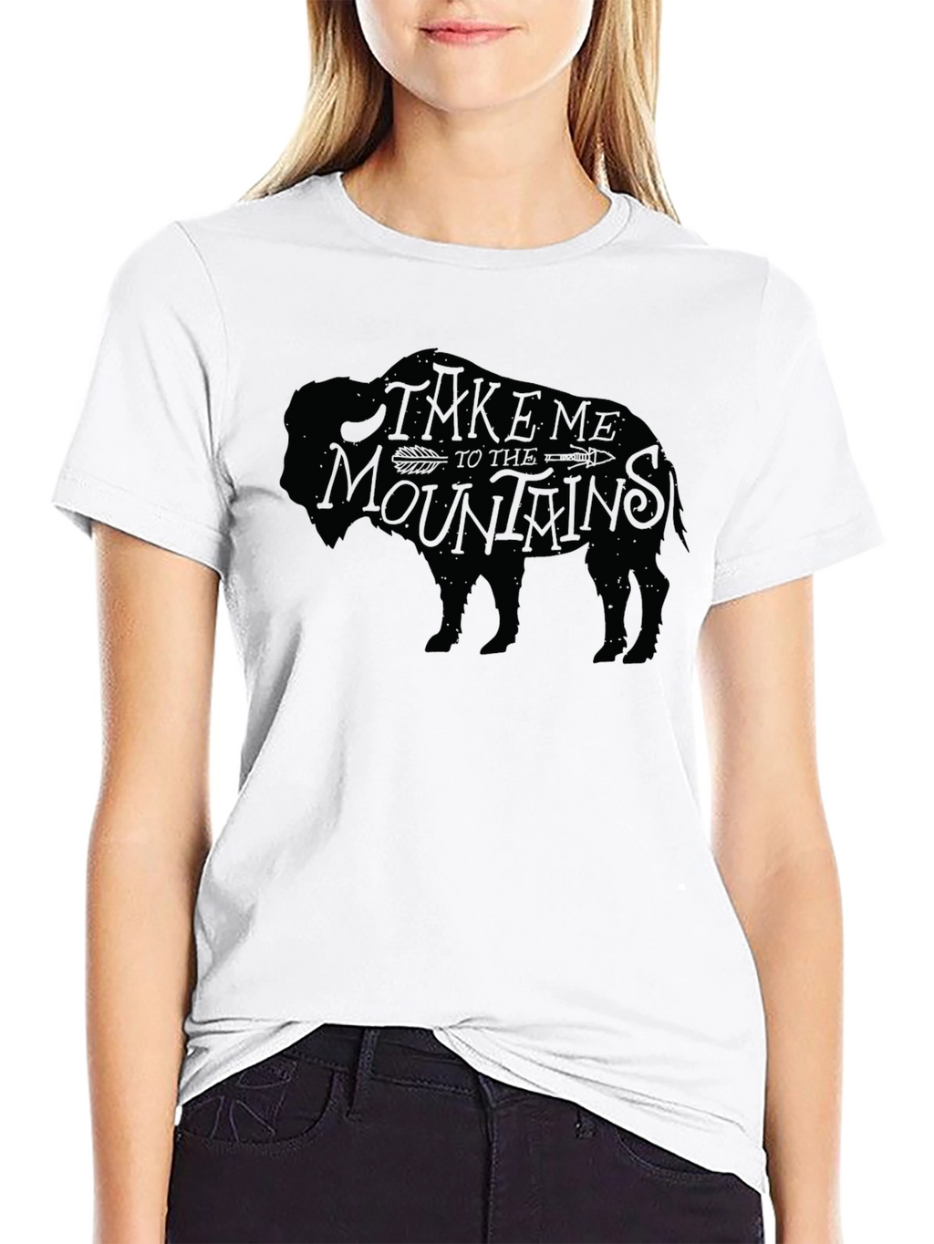 Buffalo Take Me To The Mountains Graphic Tee