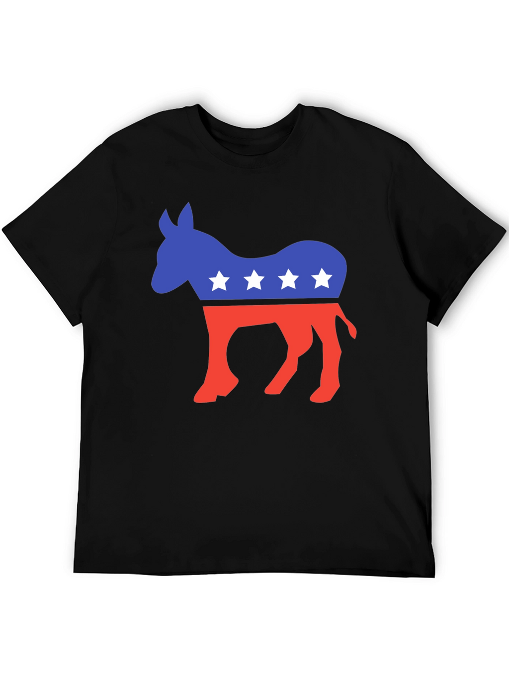 Democrat Donkey Graphic Tee - Black