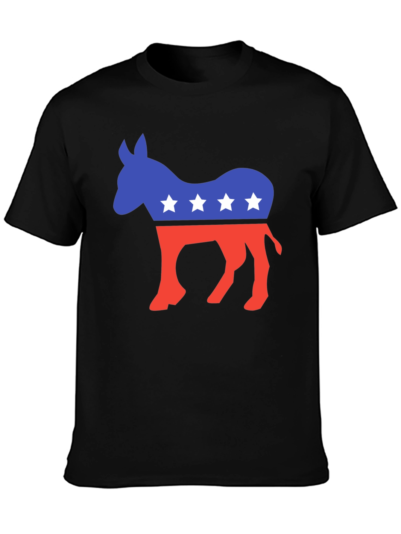 Democrat Donkey Graphic Tee - Black