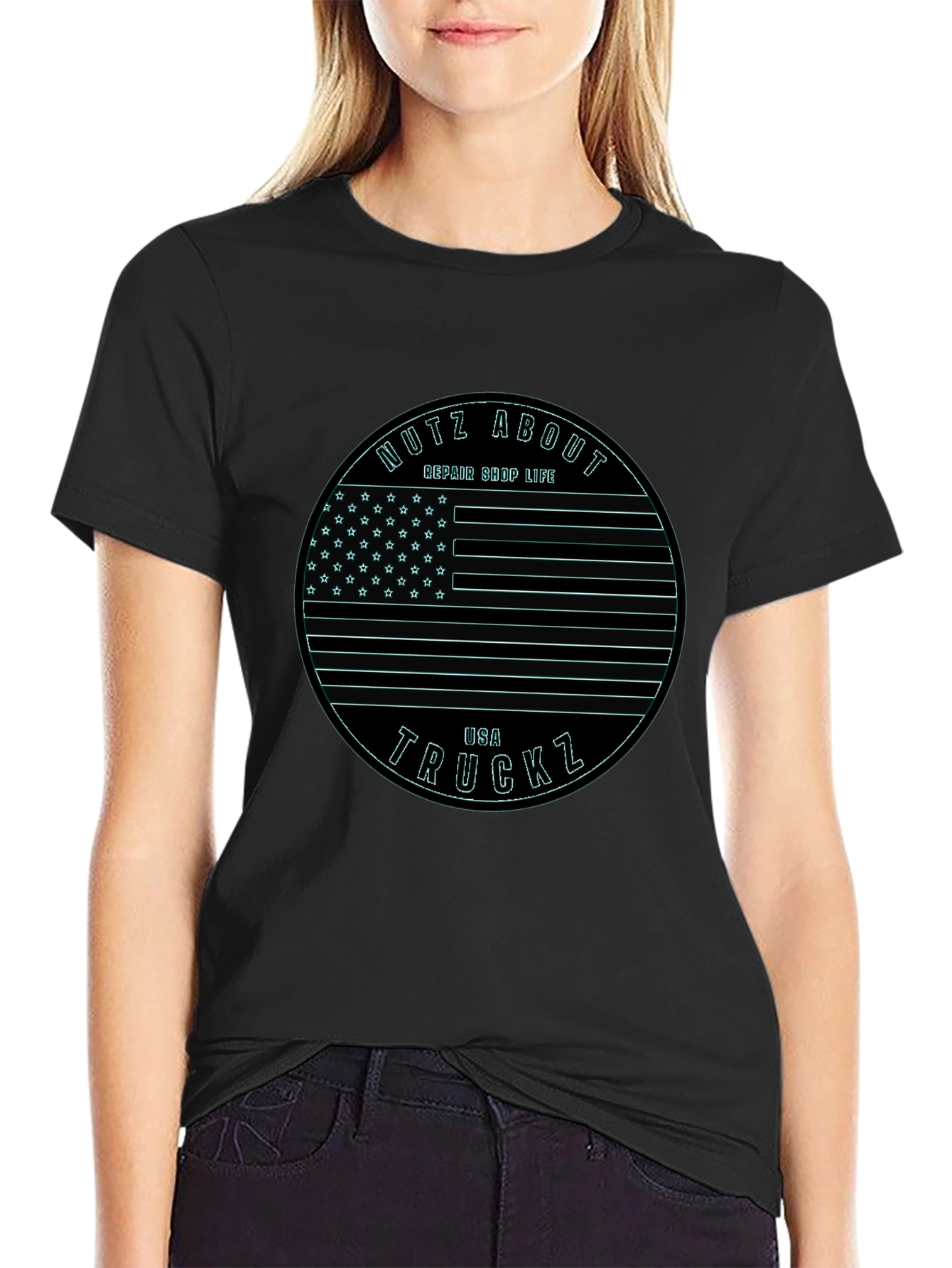 USA Truckz Repair Shop Life T-Shirt