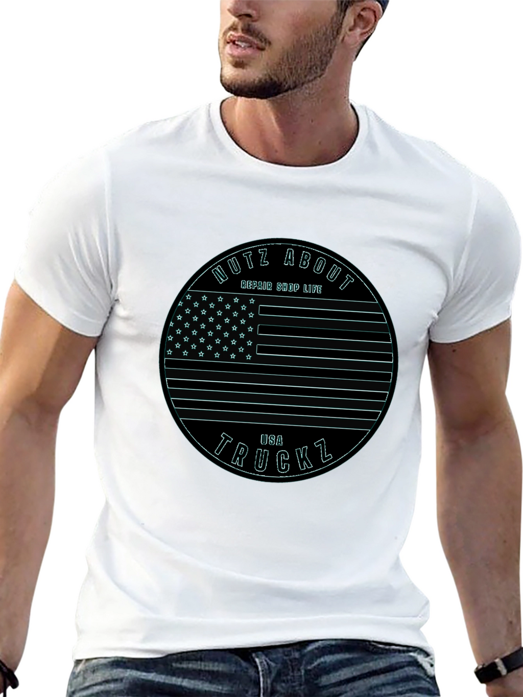 USA Truckz Repair Shop Life T-Shirt