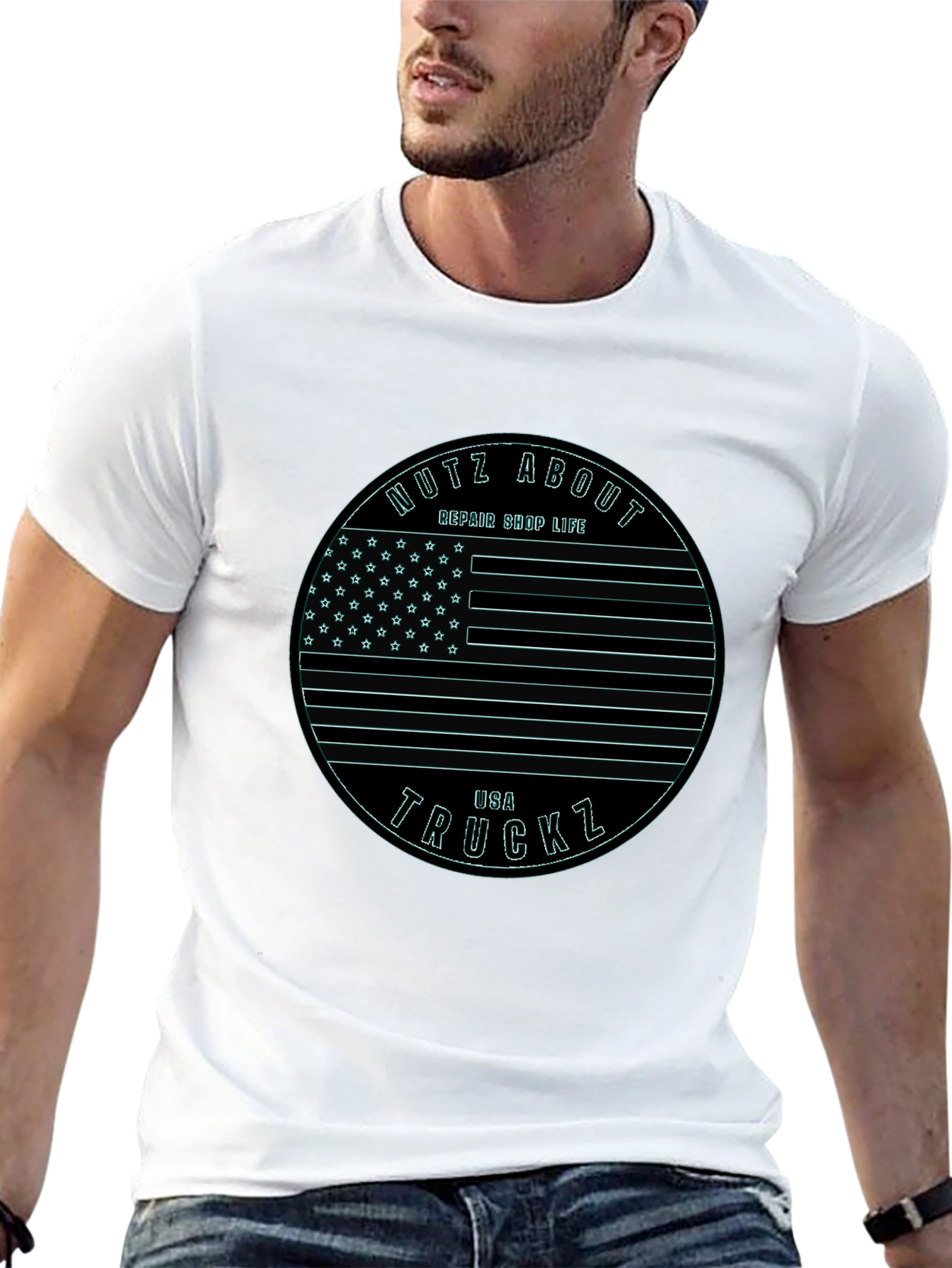 USA Truckz Repair Shop Life T-Shirt