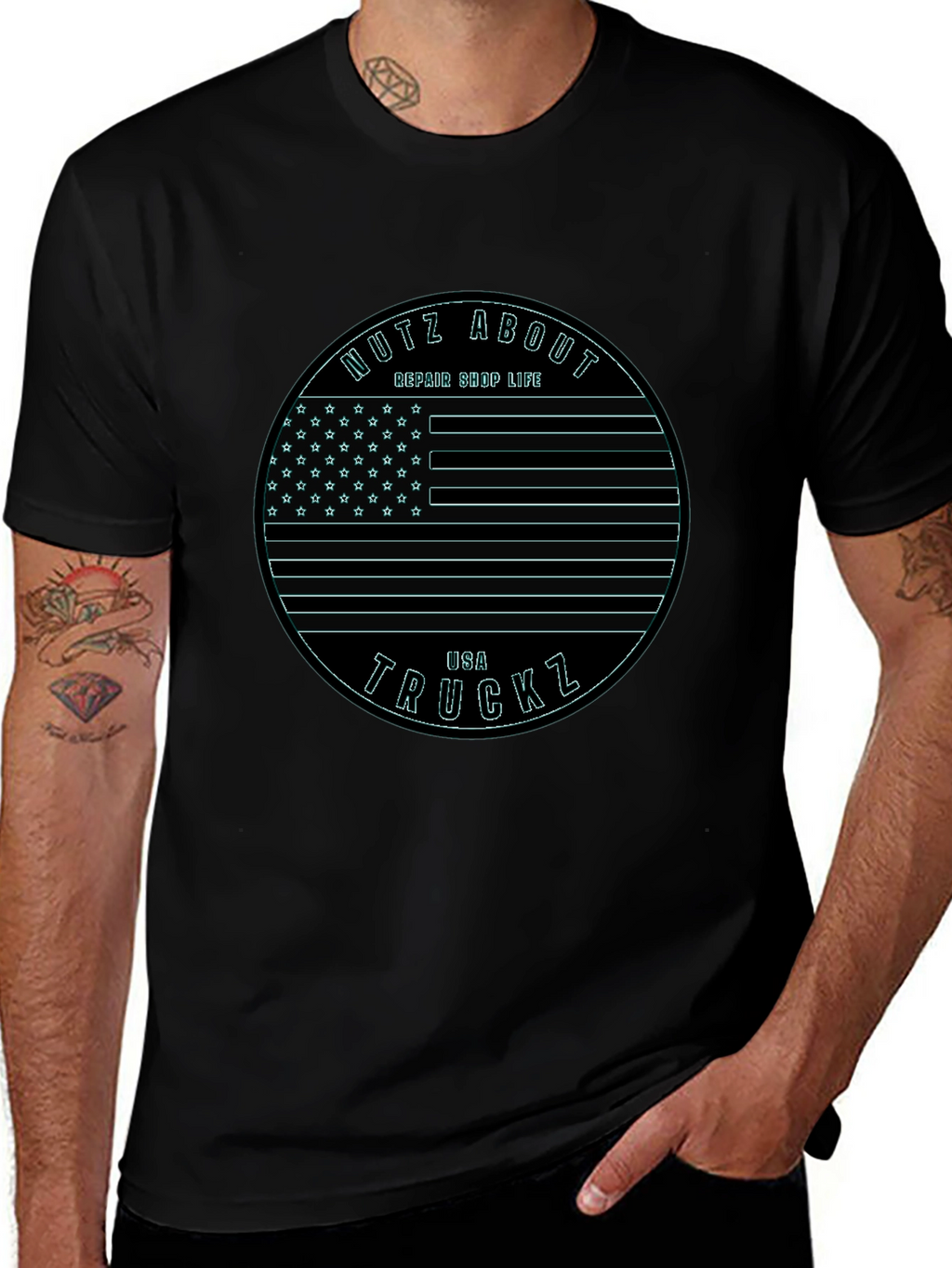 USA Truckz Repair Shop Life T-Shirt