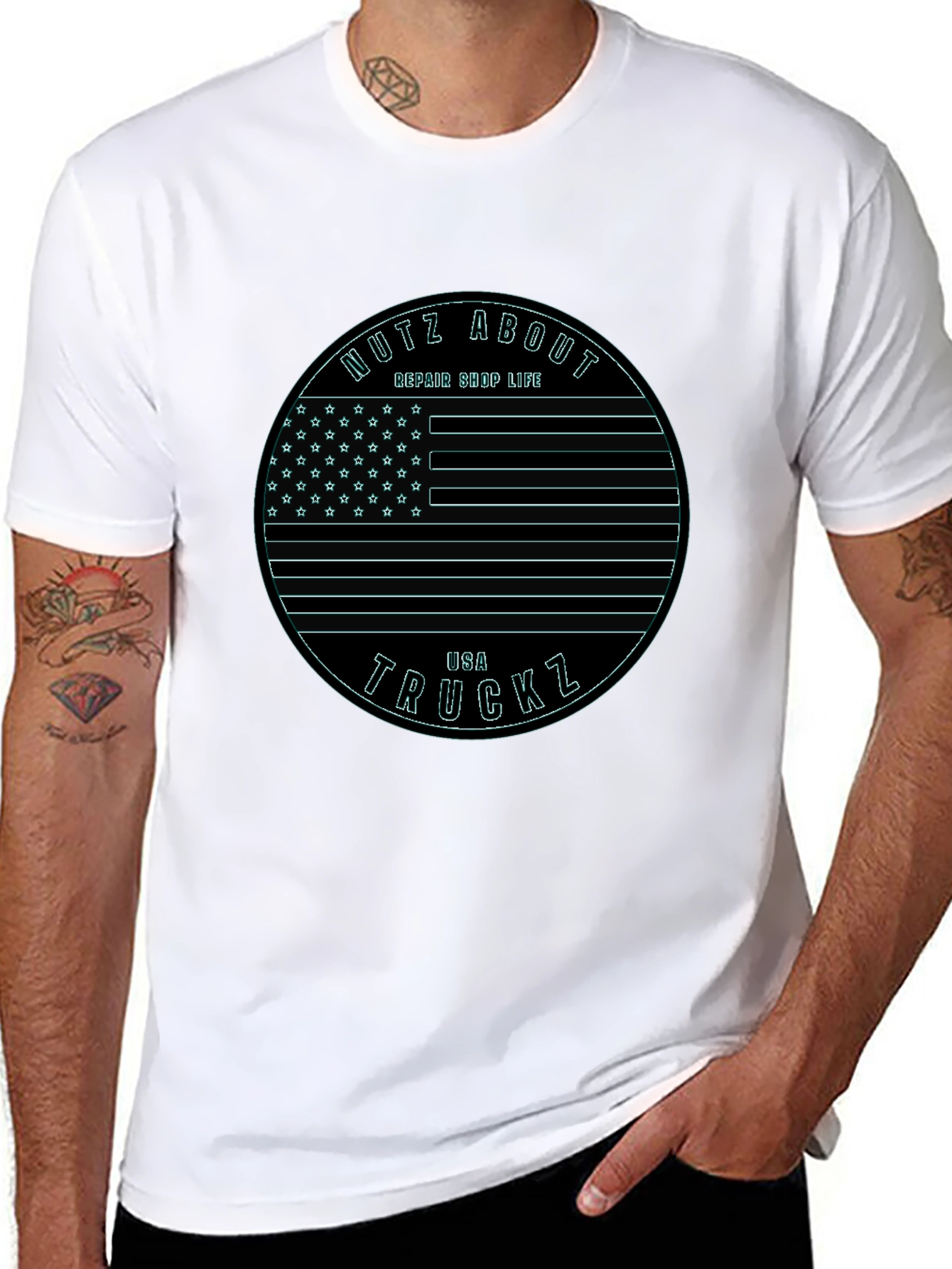 USA Truckz Repair Shop Life T-Shirt