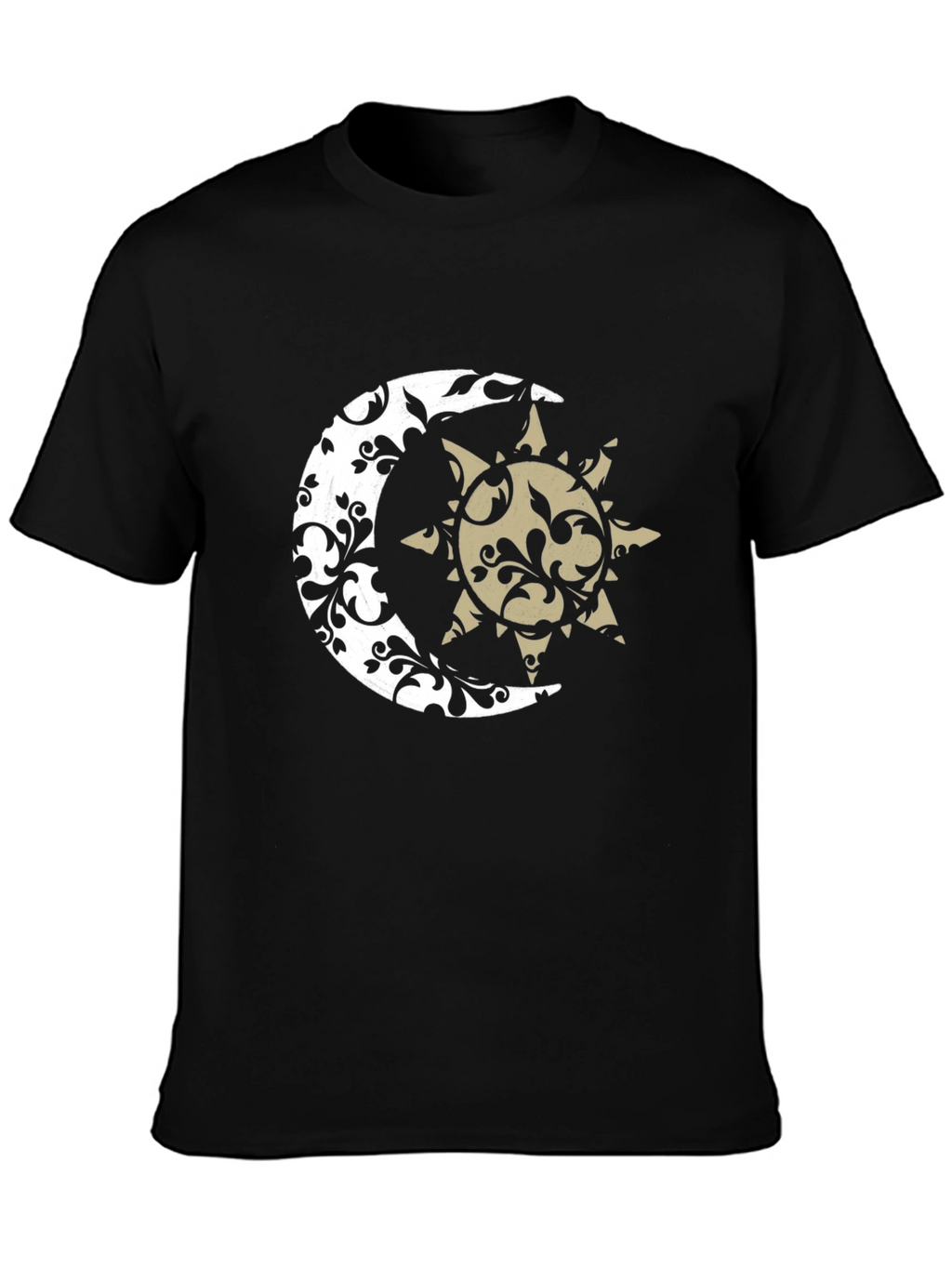 Moon & Sun Graphic Tee - Celestial Design