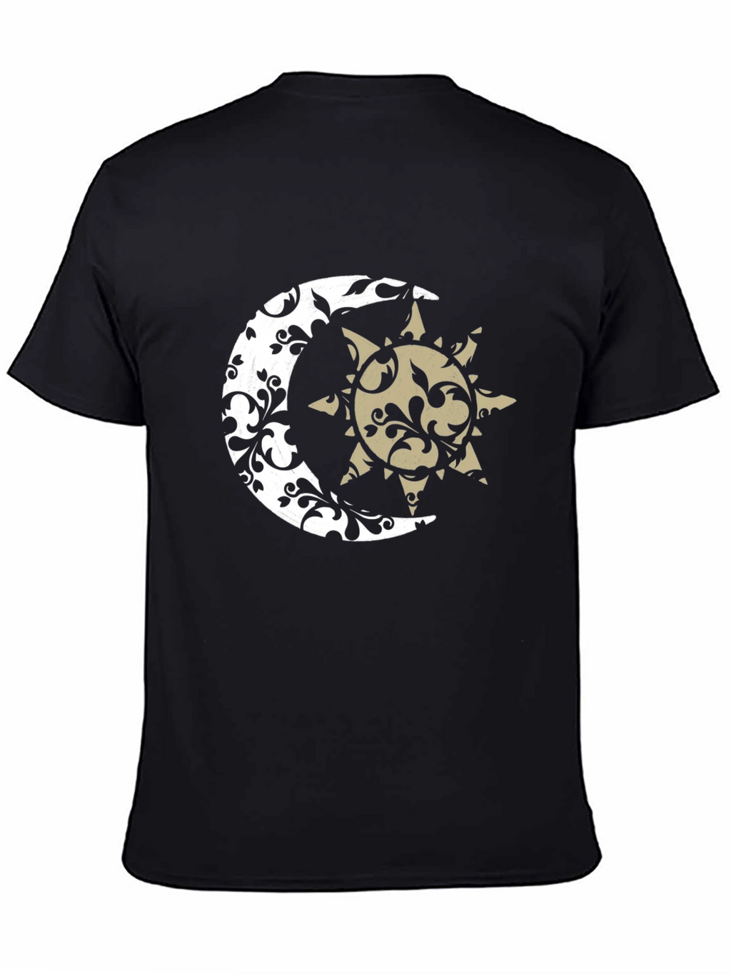 Moon & Sun Graphic Tee - Celestial Design