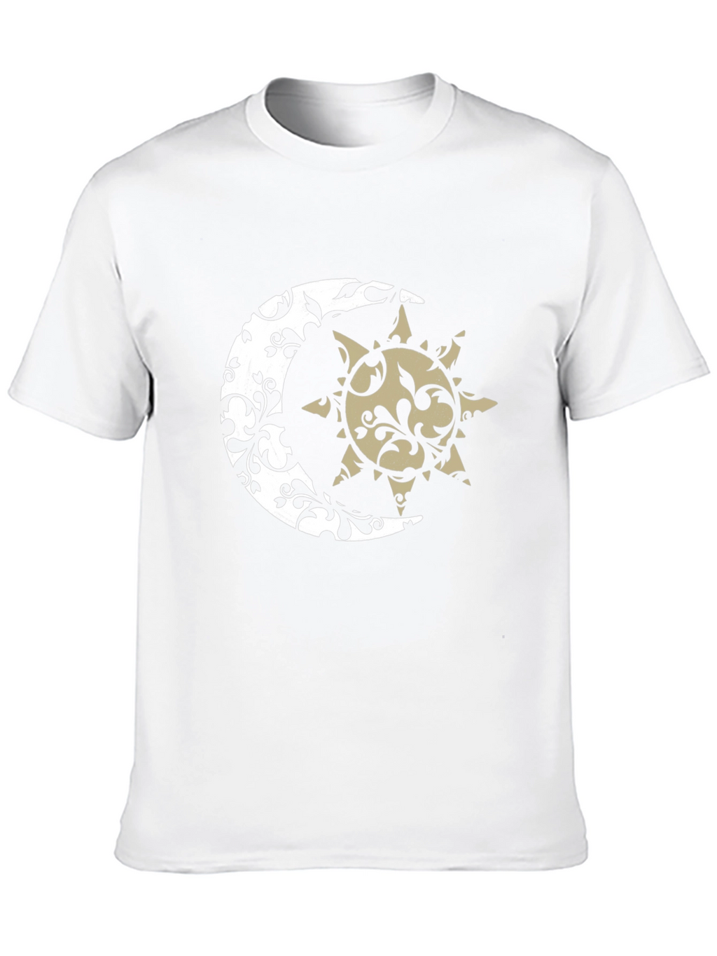 Moon & Sun Graphic Tee - Celestial Design