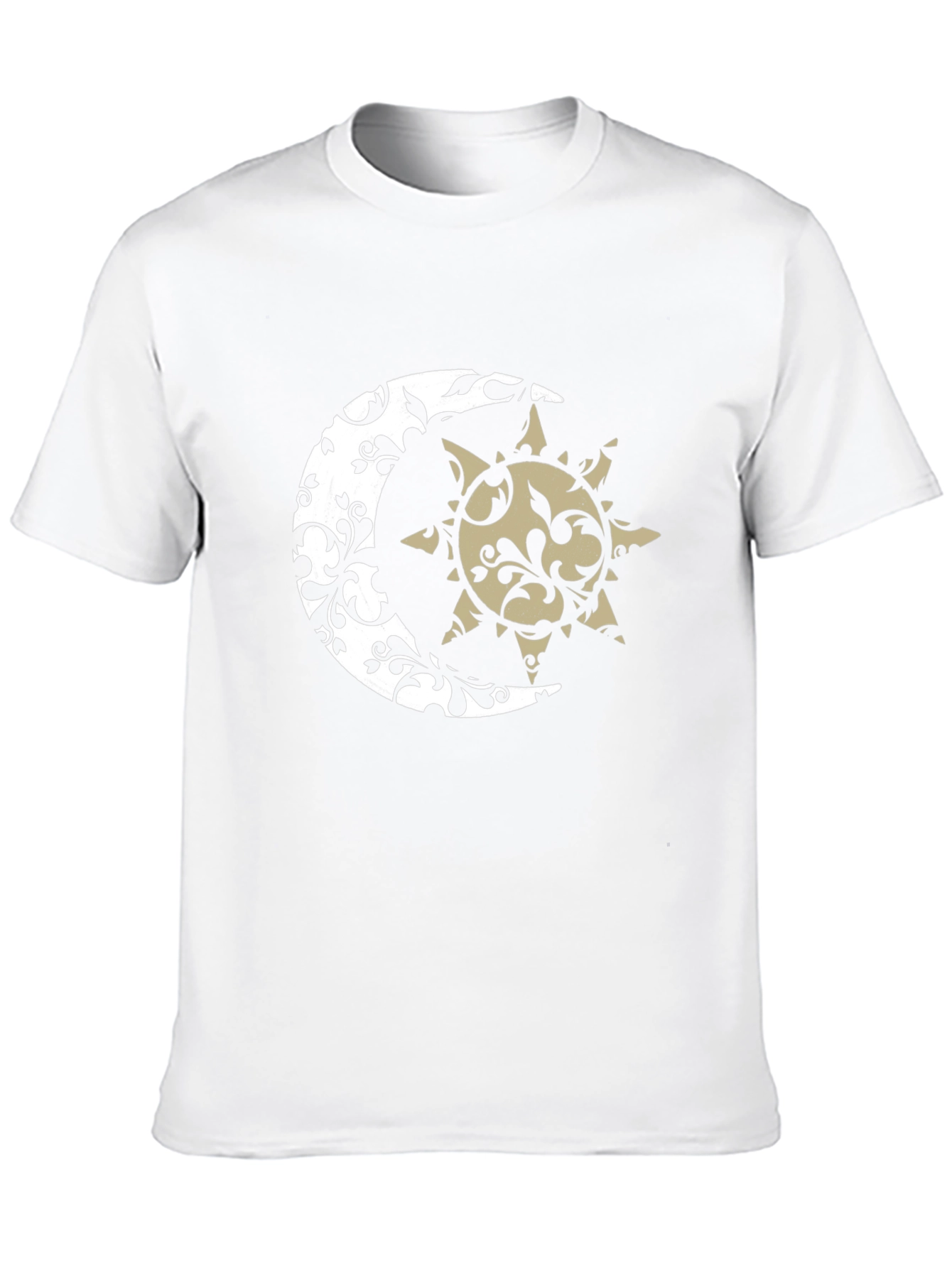 Moon & Sun Graphic Tee - Celestial Design