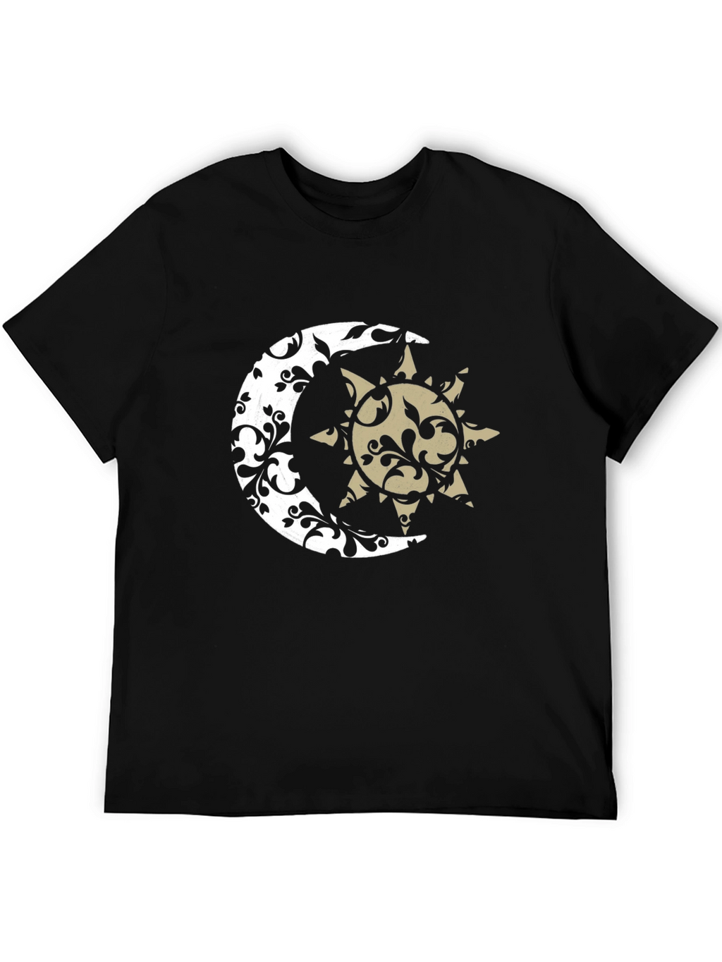 Moon & Sun Graphic Tee - Celestial Design