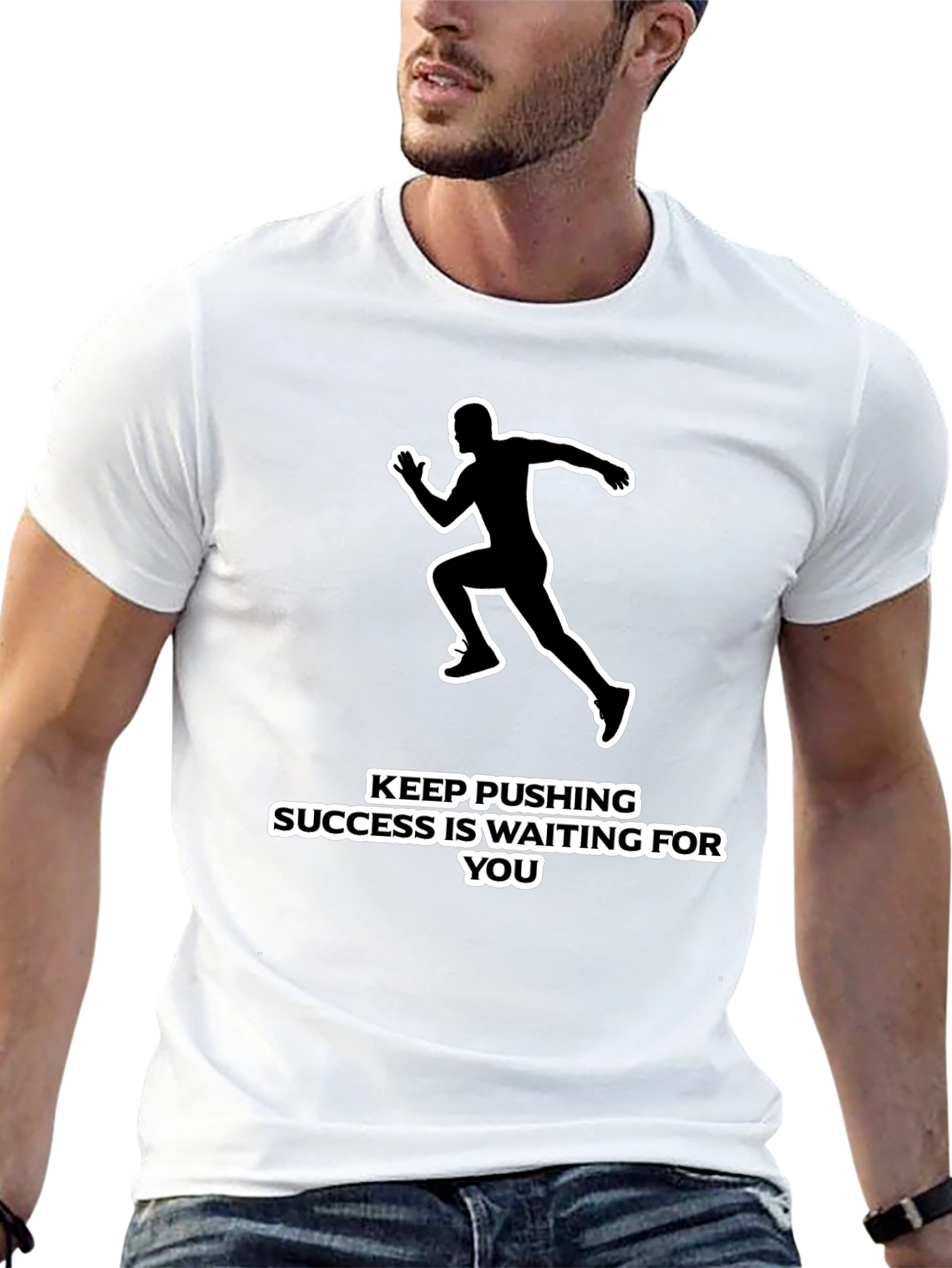 Motivational Runner Graphic T-Shirt