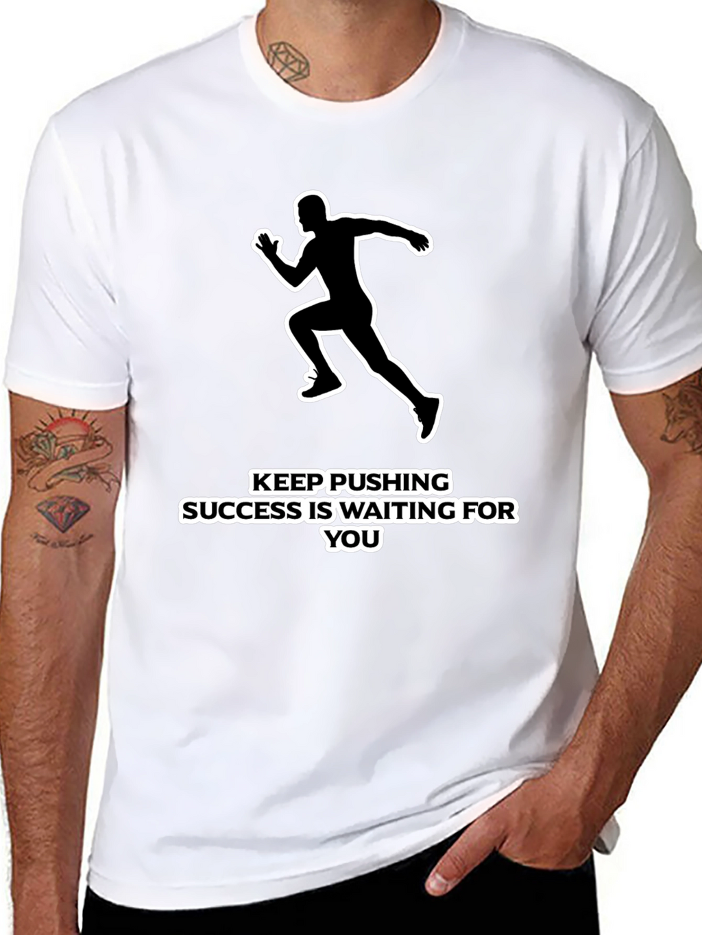 Motivational Runner Graphic T-Shirt