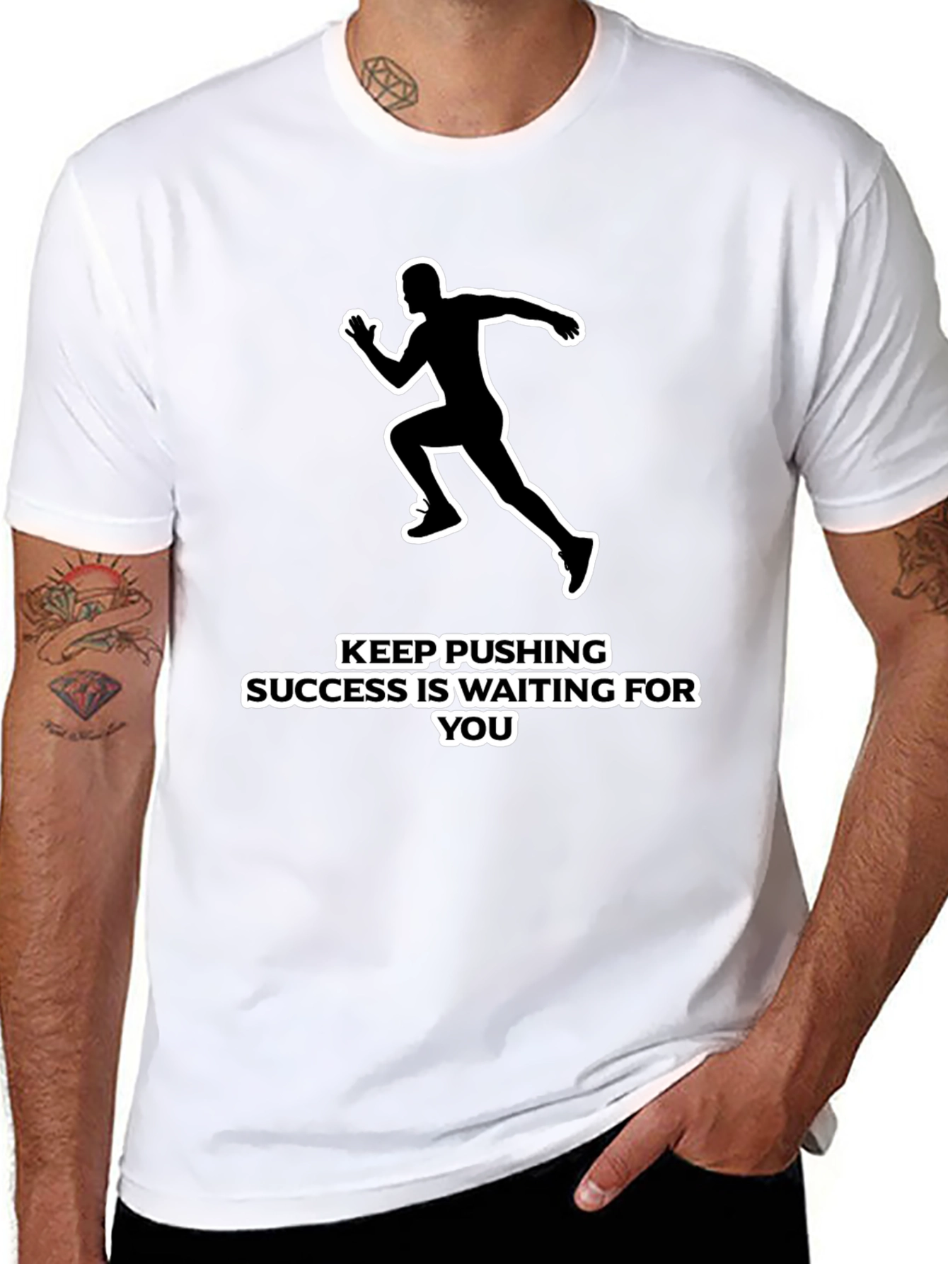 Motivational Runner Graphic T-Shirt