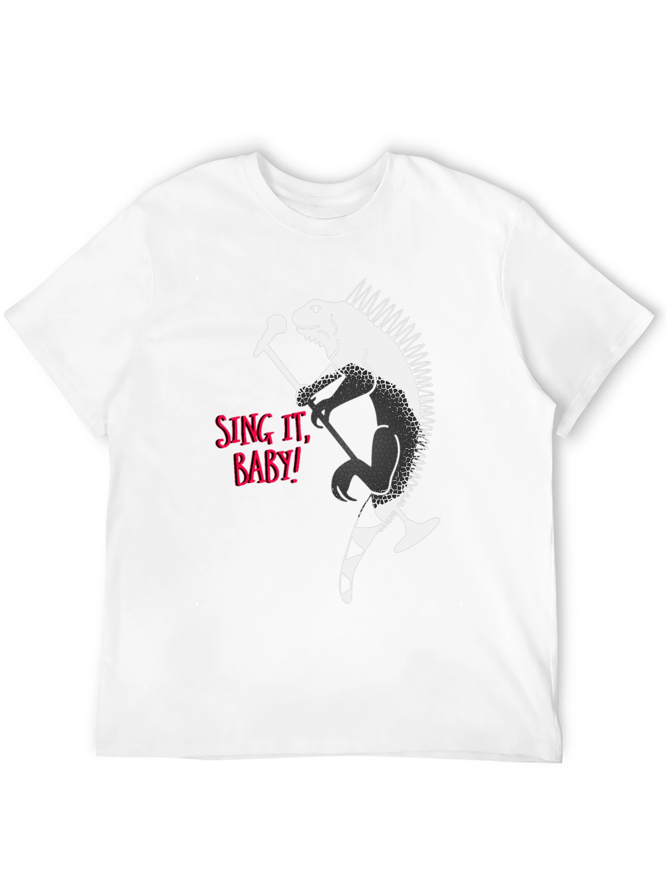 Iguana Rocker Graphic T-Shirt - Sing It Baby!