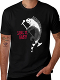 Iguana Rocker Graphic T-Shirt - Sing It Baby!