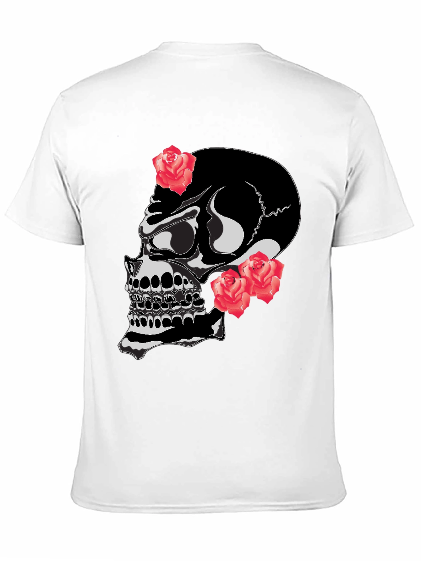 Skull & Roses Graphic T-Shirt