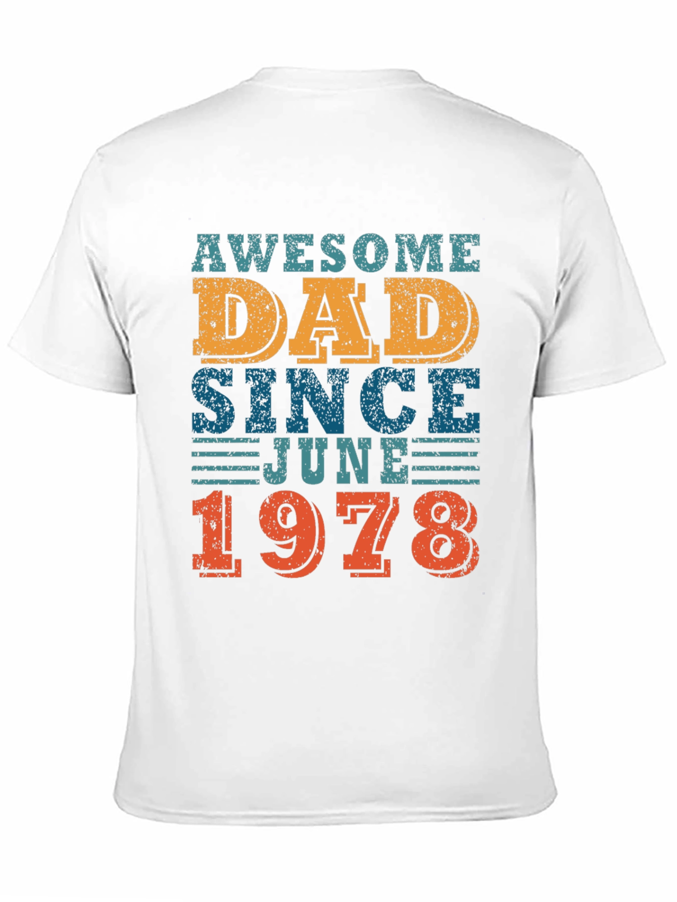 Awesome Dad Since June 1978 - Graphic T-Shirt