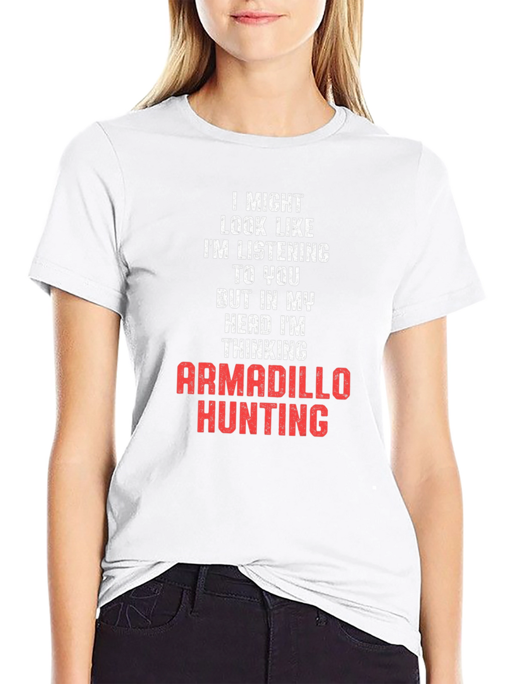 Armadillo Hunting T-Shirt - Funny Novelty Tee