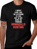 Armadillo Hunting T-Shirt - Funny Novelty Tee