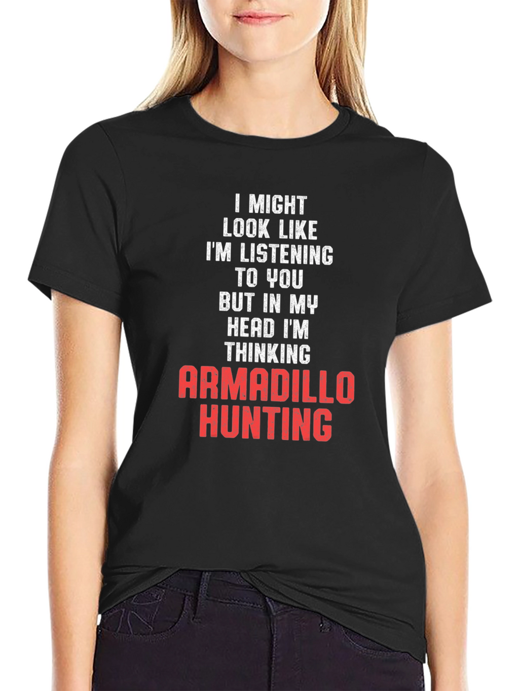 Armadillo Hunting T-Shirt - Funny Novelty Tee