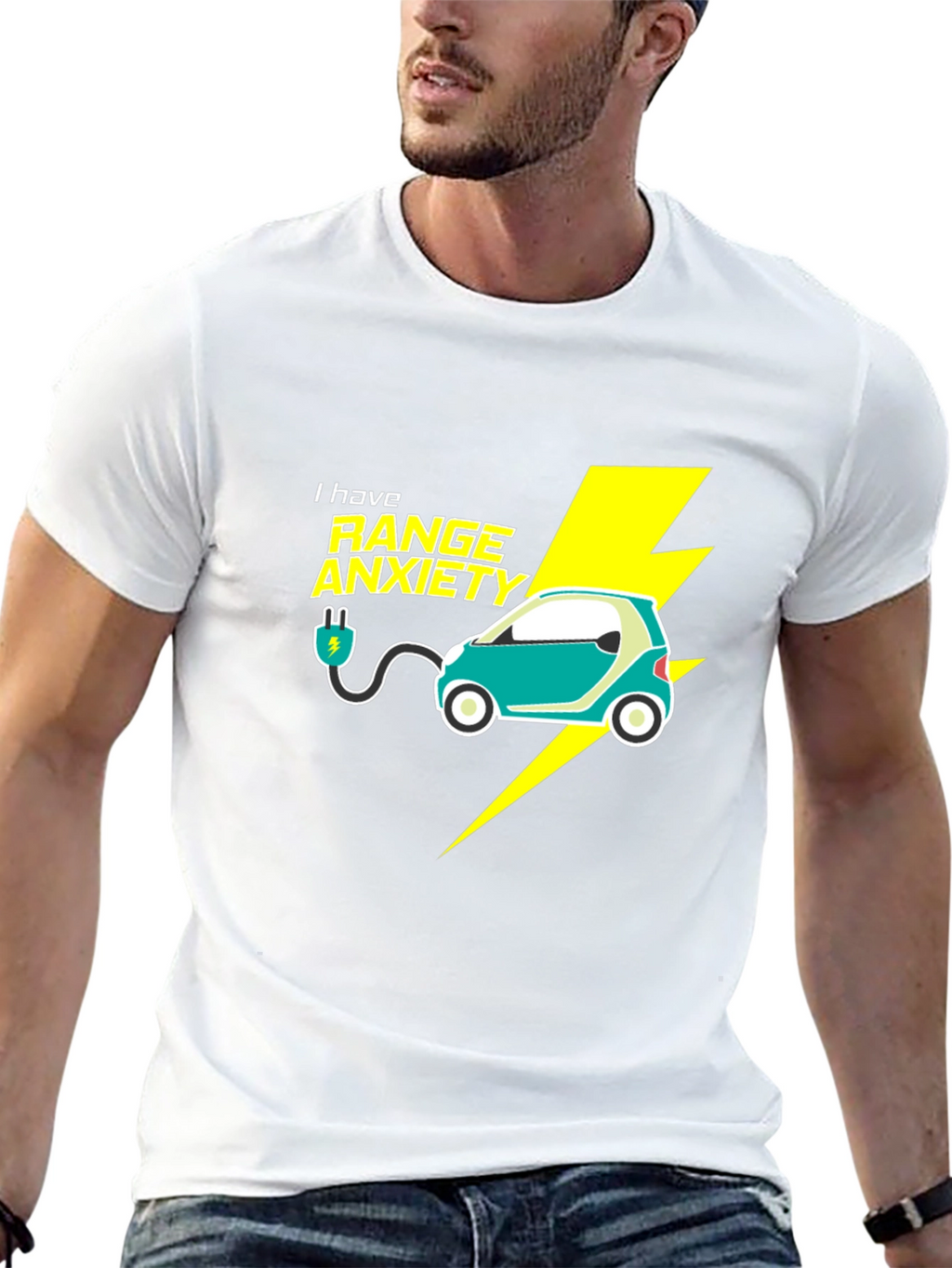 Range Anxiety Electric Car T-Shirt