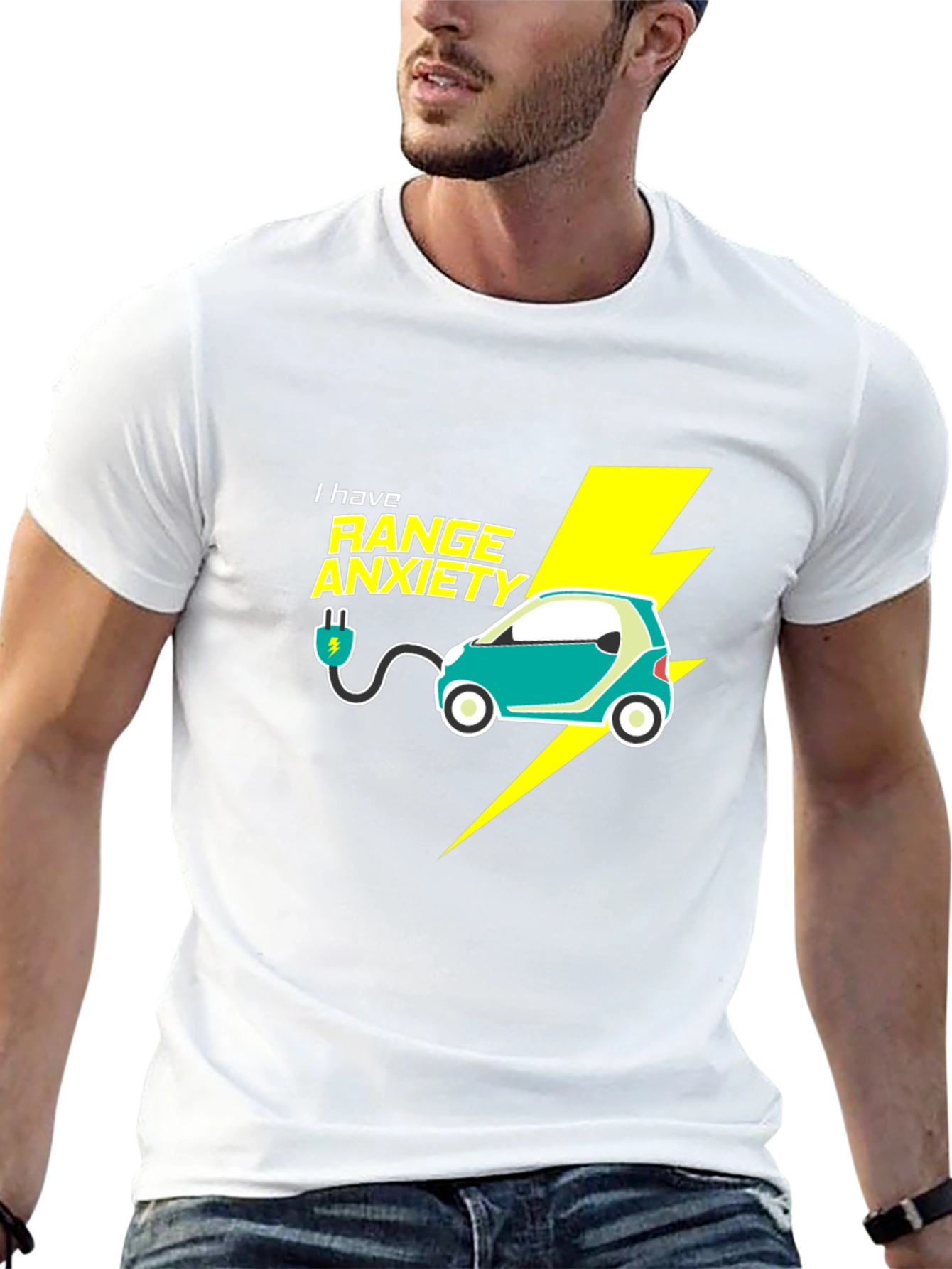 Range Anxiety Electric Car T-Shirt