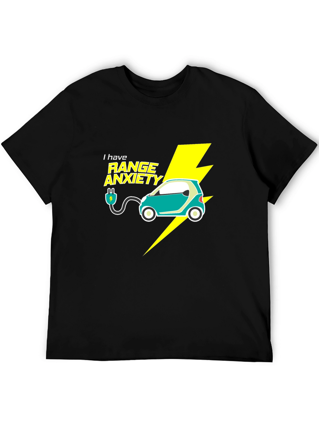 Range Anxiety Electric Car T-Shirt
